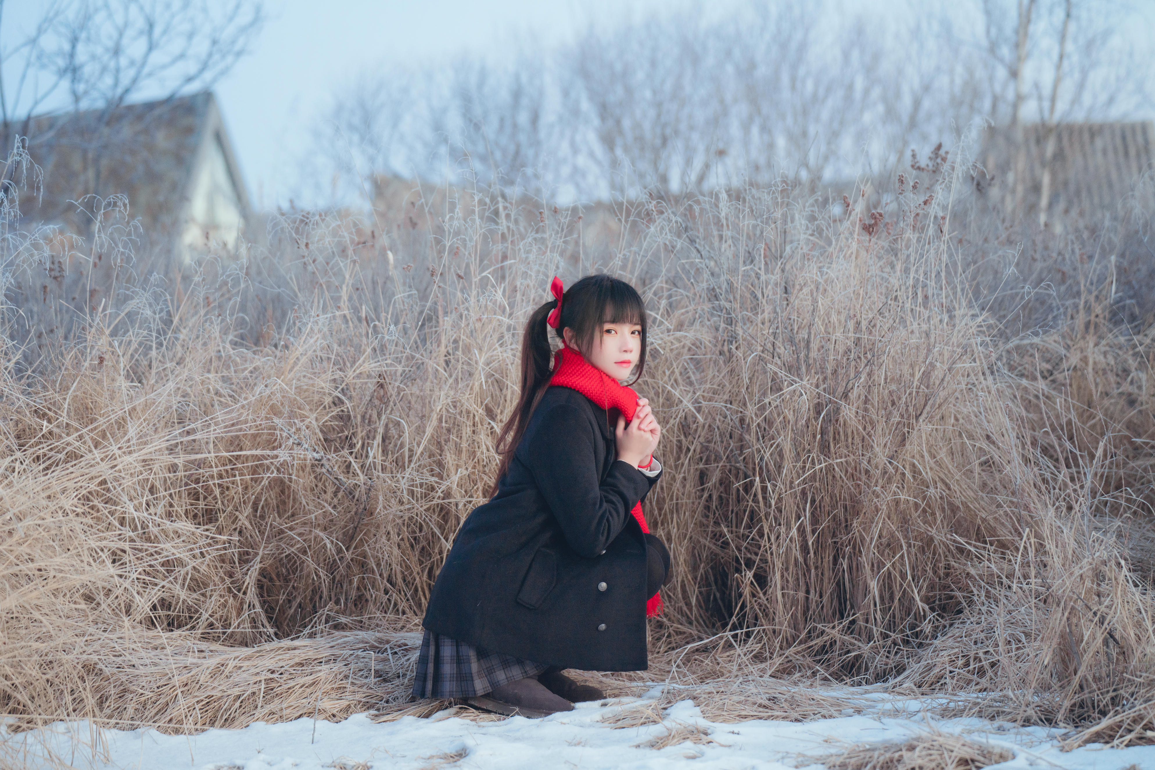 桜桃喵 NO.174 2023年12月 雾凇+融雪 [24P 688MB]-雾凇_第1集