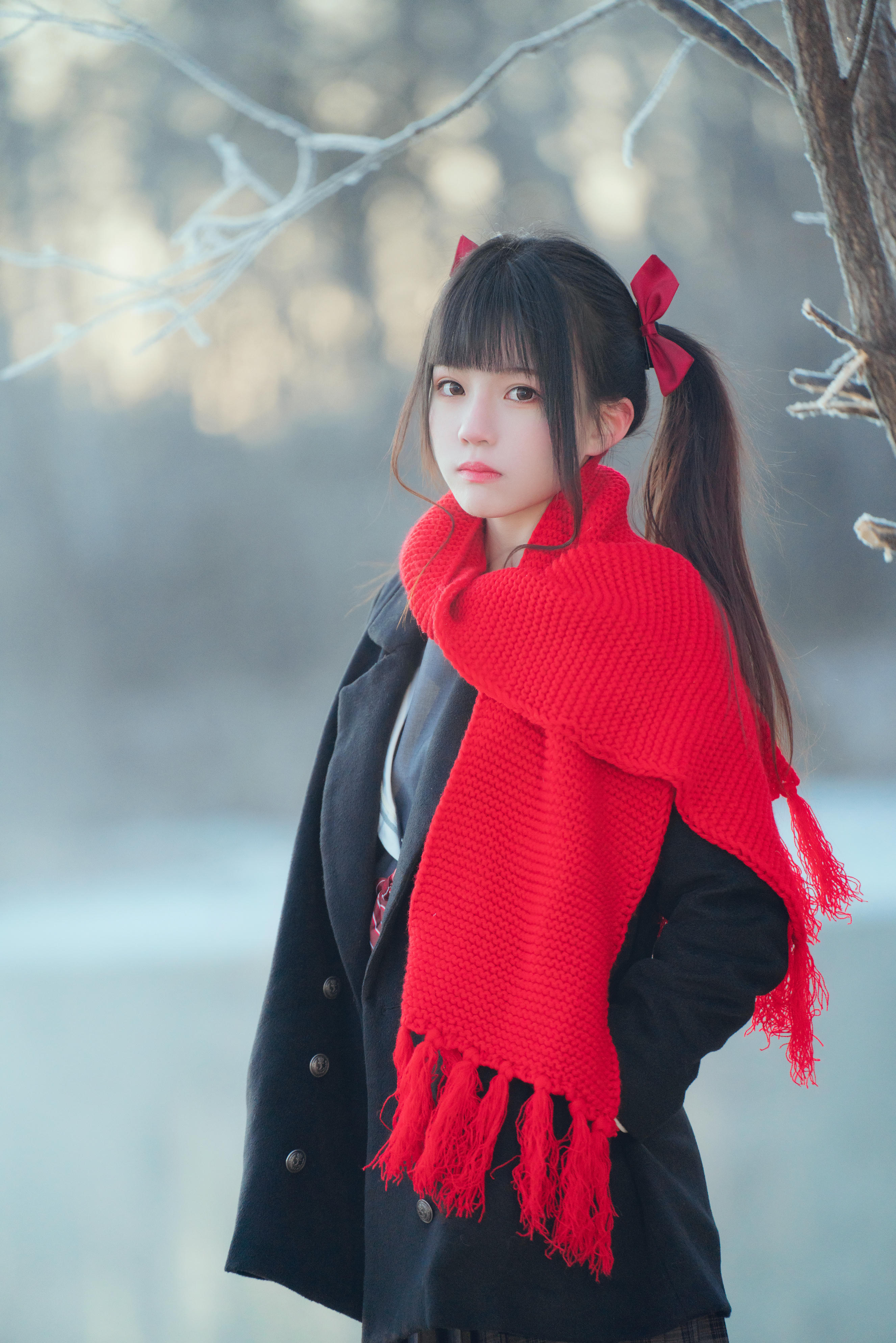 桜桃喵 NO.174 2023年12月 雾凇+融雪 [24P 688MB]-雾凇_第1集