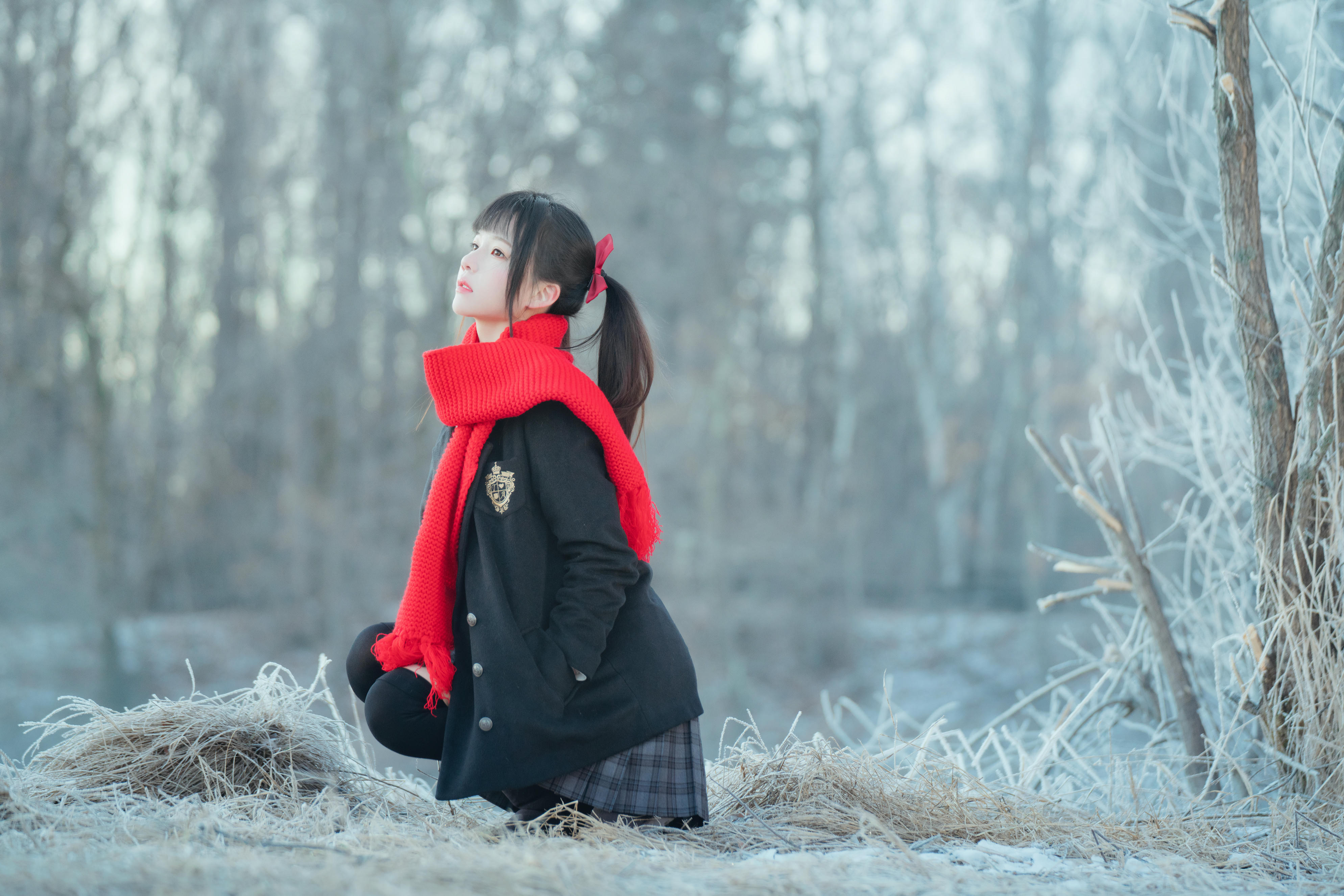 桜桃喵 NO.174 2023年12月 雾凇+融雪 [24P 688MB]-雾凇_第1集