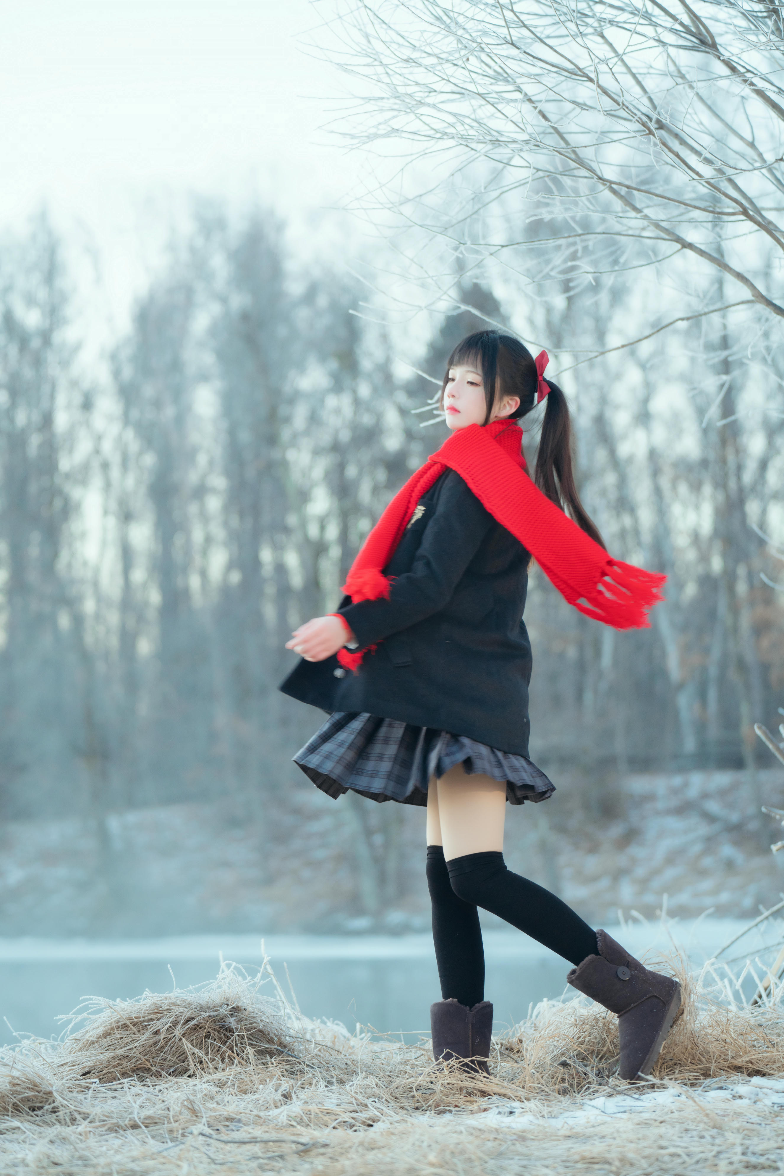 桜桃喵 NO.174 2023年12月 雾凇+融雪 [24P 688MB]-雾凇_第1集