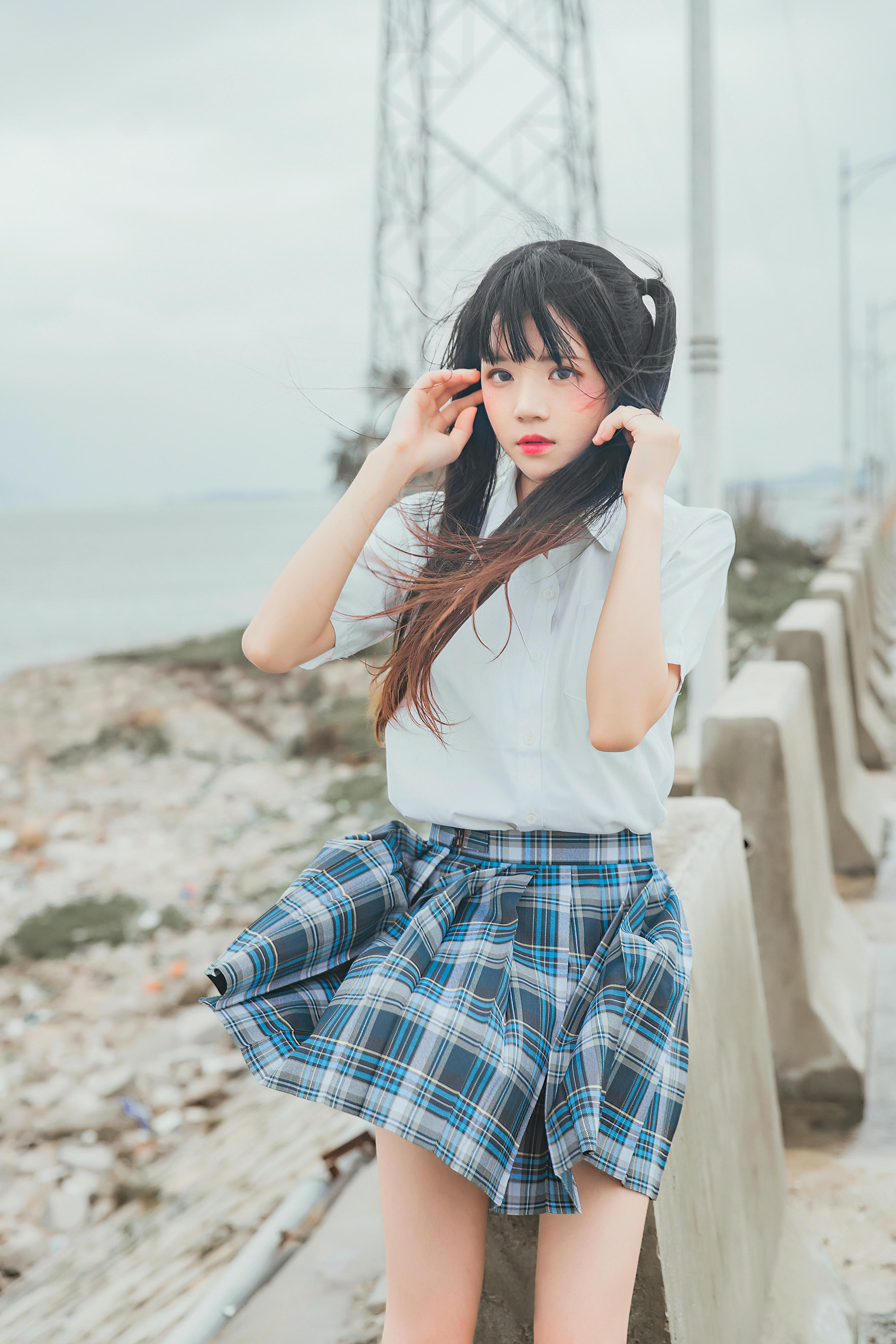 桜桃喵 NO.019 耳畔的风 [27P-377MB]_第1集