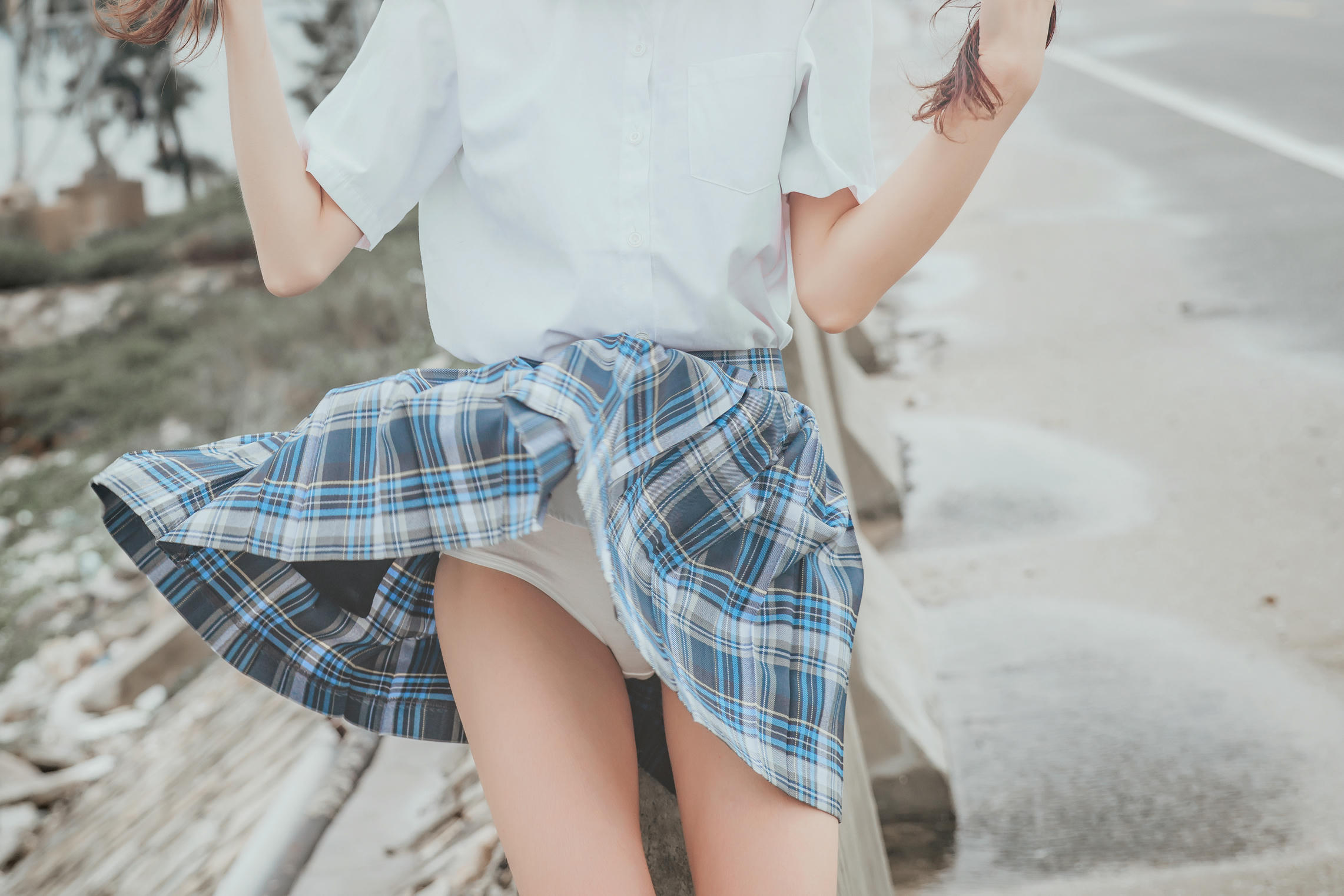 桜桃喵 NO.019 耳畔的风 [27P-377MB]_第1集