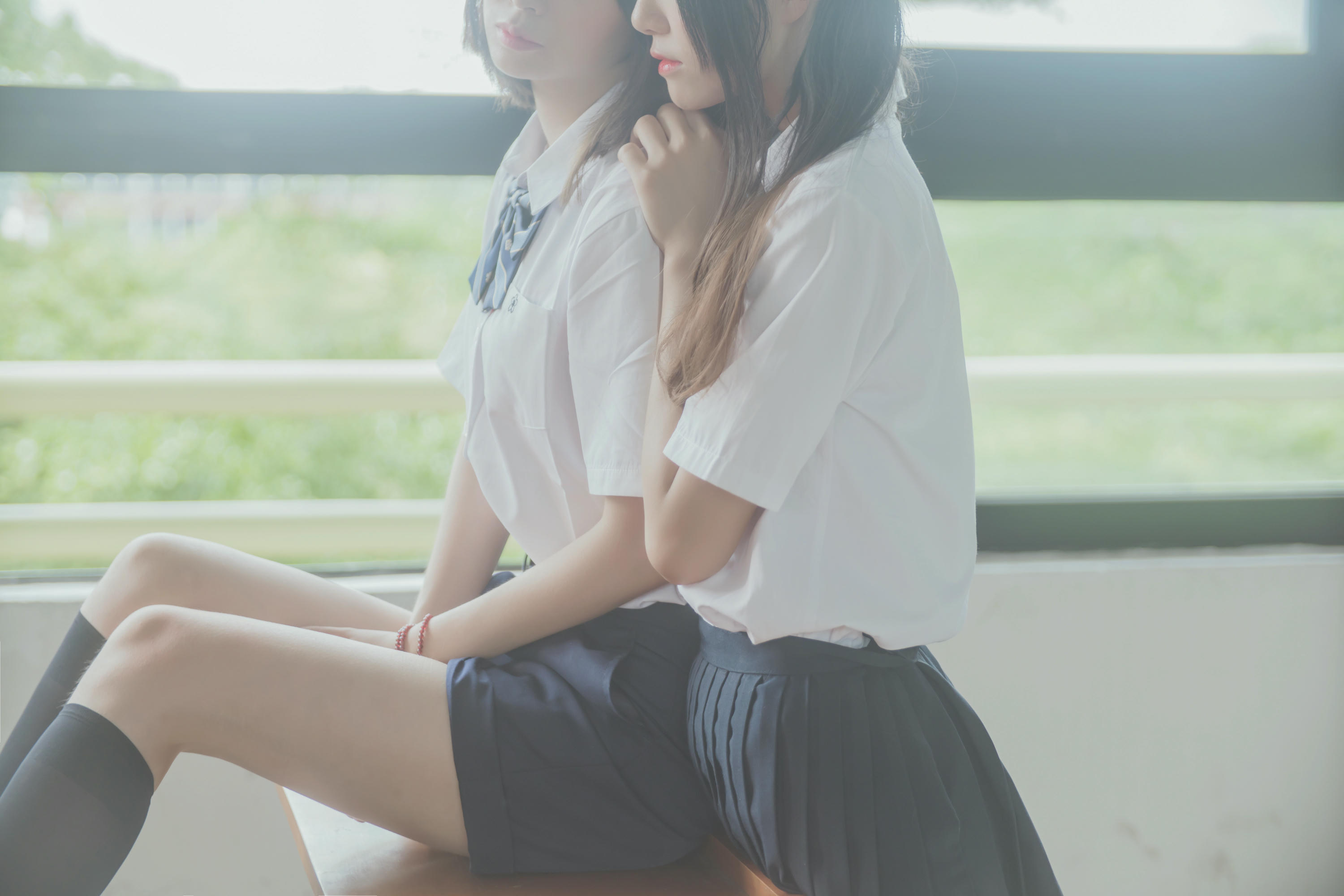 桜桃喵 NO.021 &疯猫ss JK百合1 [43P-325MB]_第1集