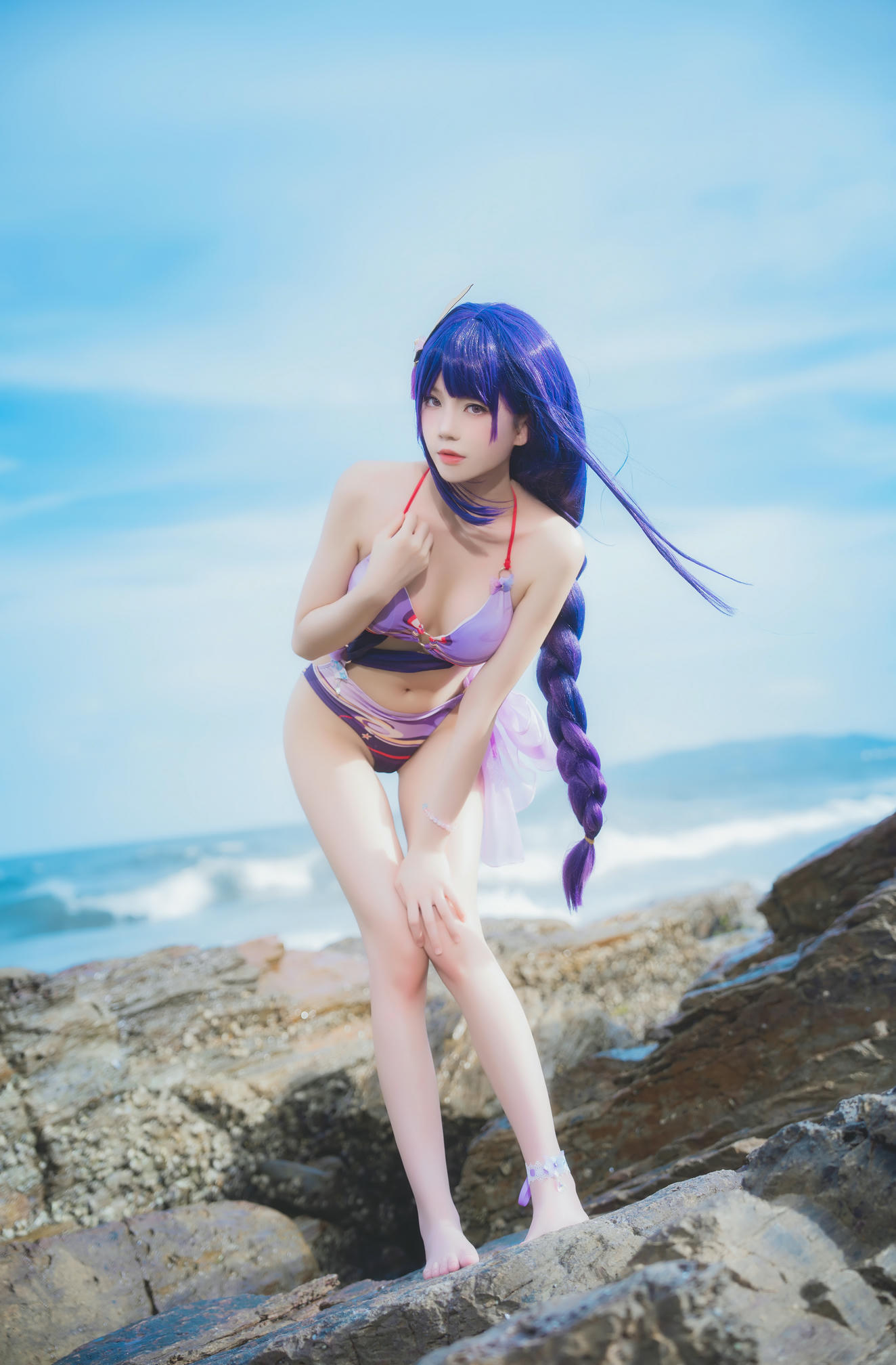 桜桃喵 NO.196 雷电将军 [28P-218.99MB]_第1集