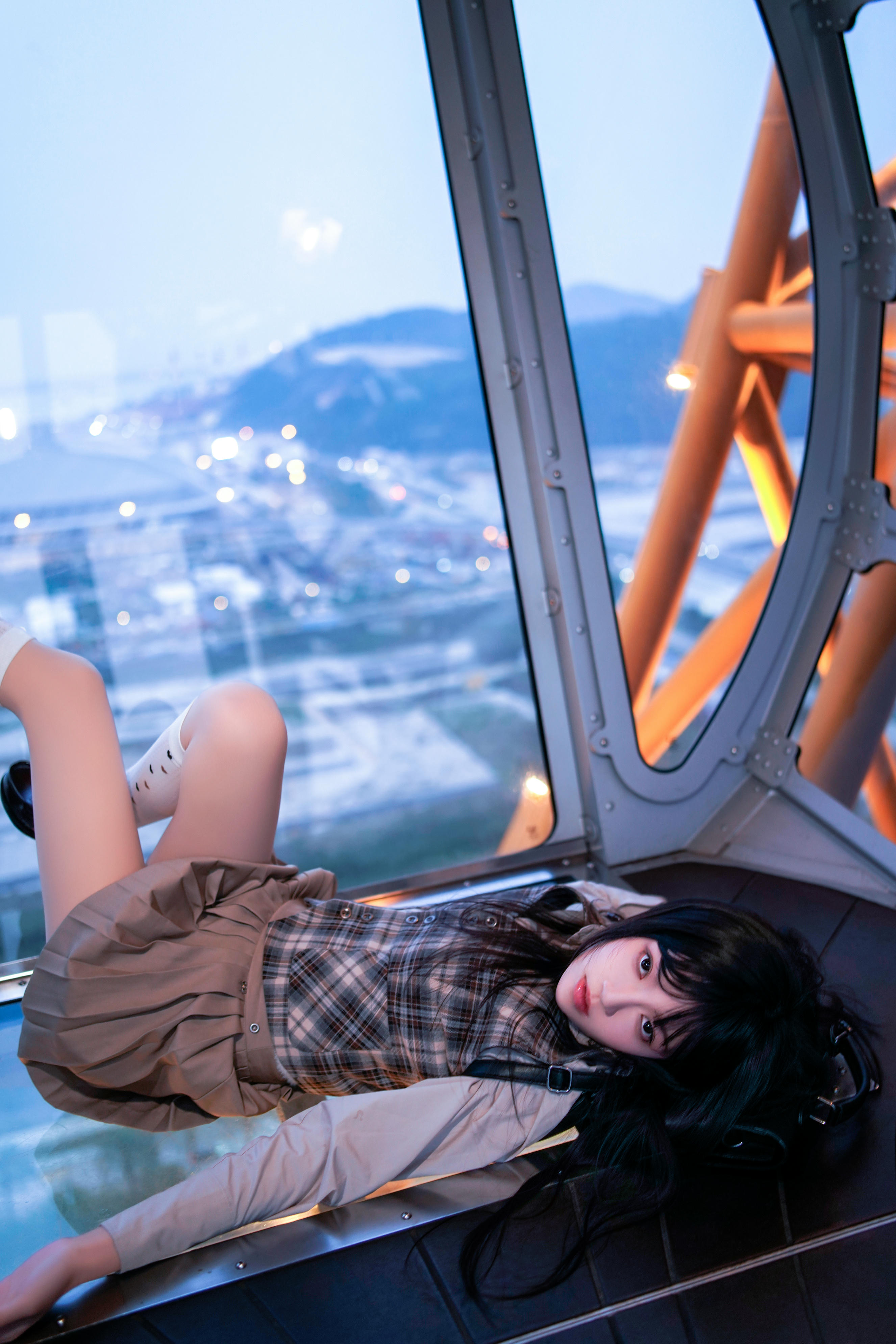 桜桃喵 NO.205 制服摩天轮 [27P-667MB]_第1集