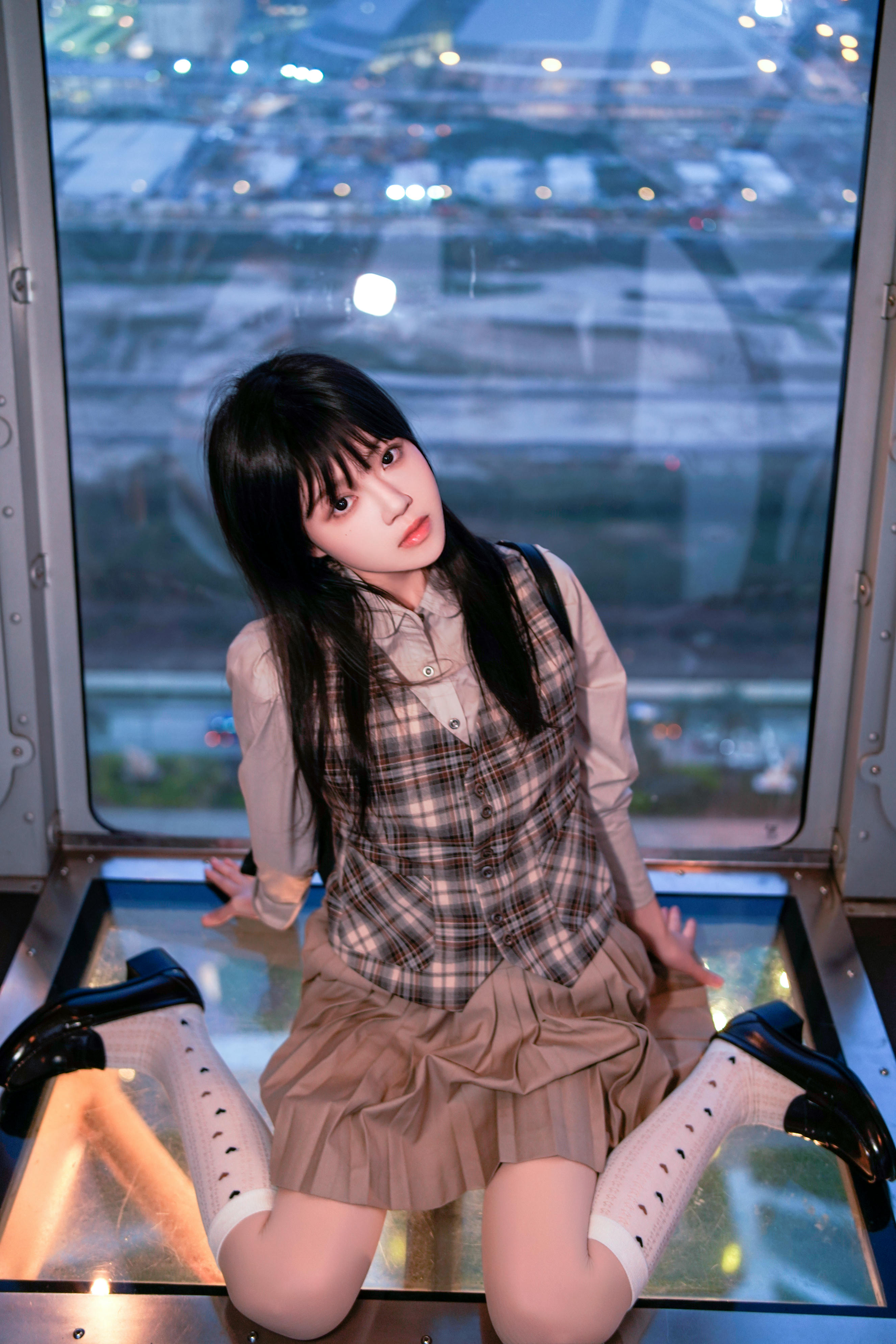 桜桃喵 NO.205 制服摩天轮 [27P-667MB]_第1集