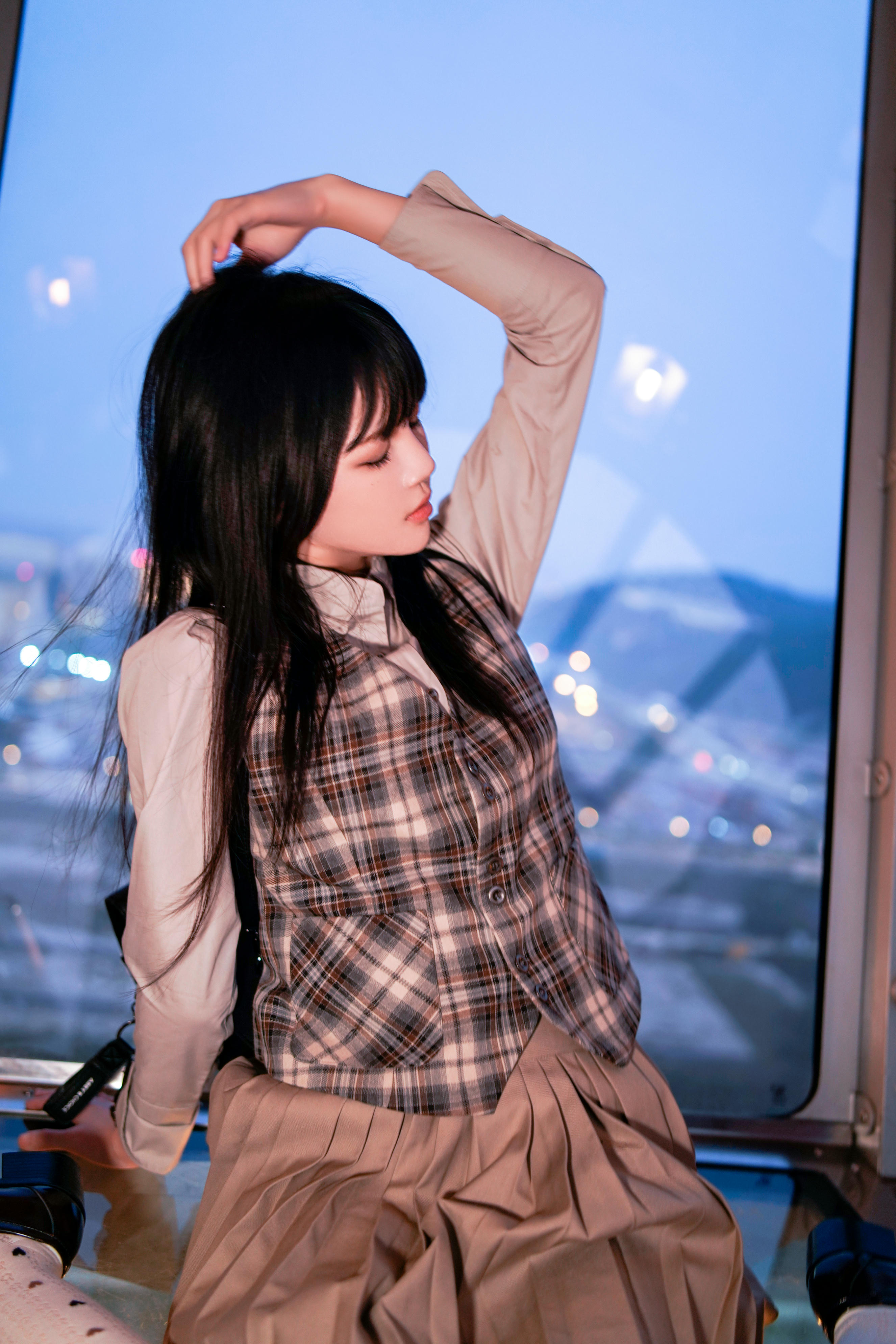 桜桃喵 NO.205 制服摩天轮 [27P-667MB]_第1集