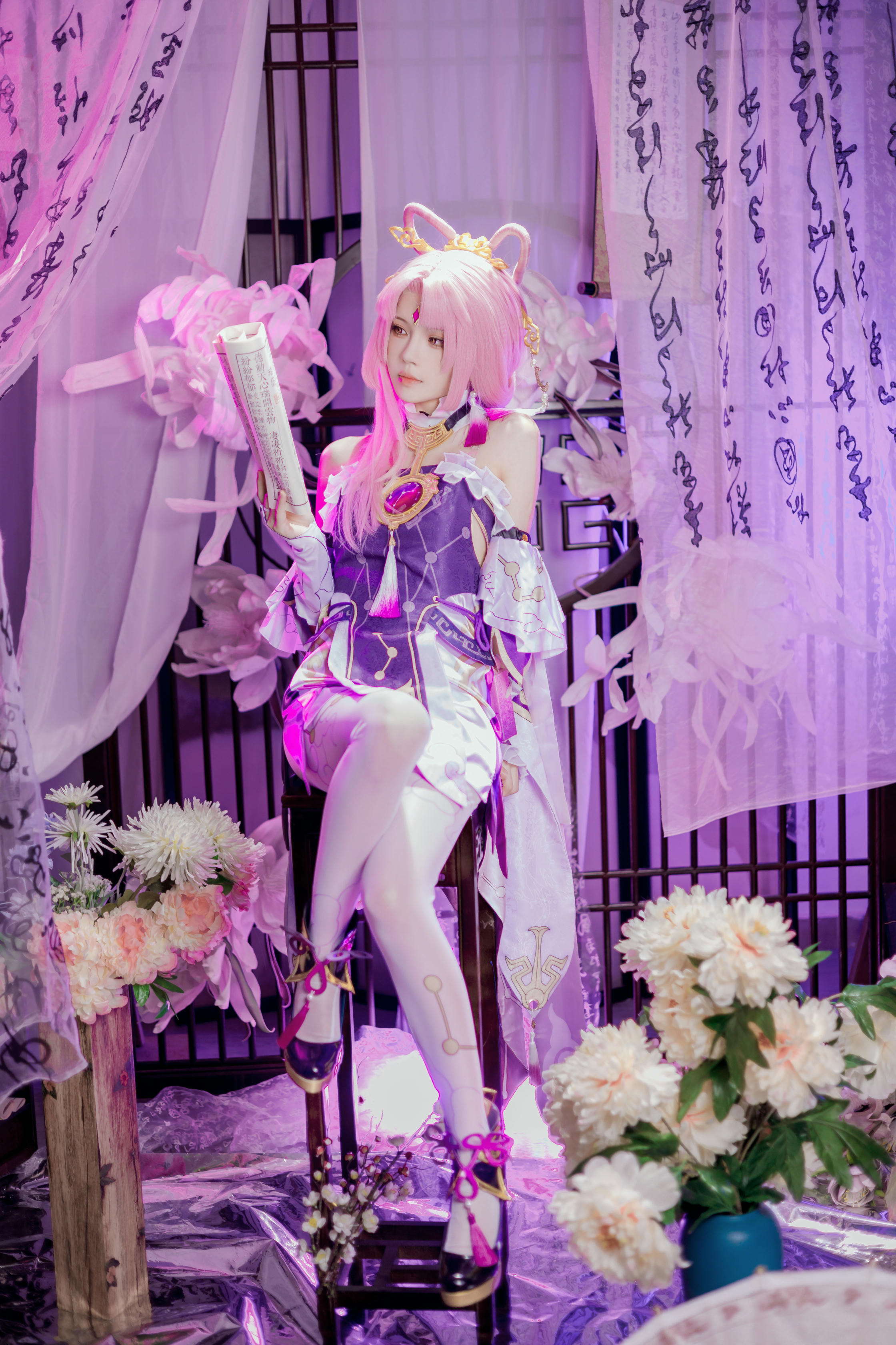 桜桃喵 NO.208 符玄 [27P2V 1_1.95GB]-符玄_第1集