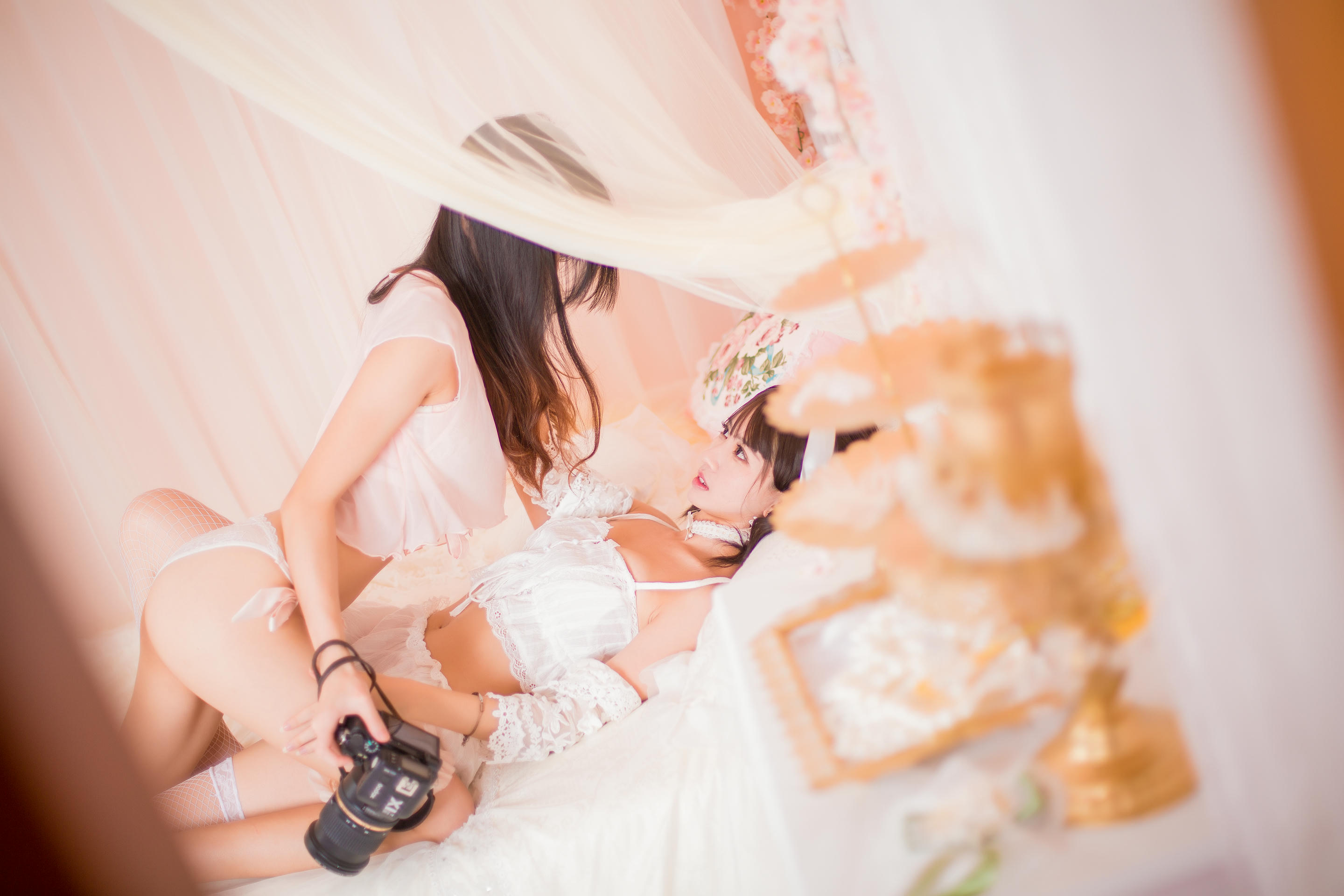 桜桃喵 NO.023 &鳗鱼霏子 百合3 [20P-253MB]_第1集