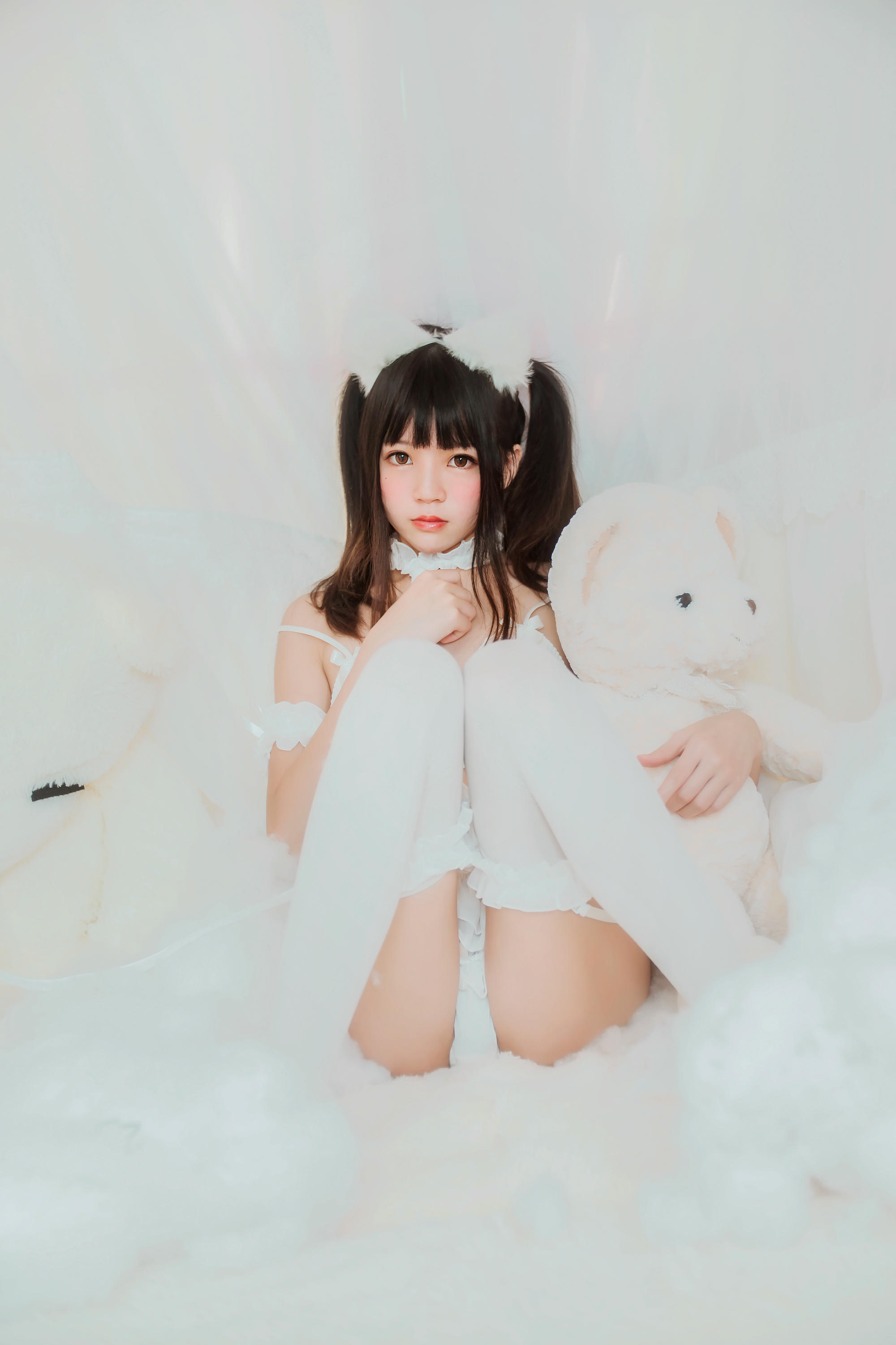 桜桃喵 NO.027 白猫 [32P-234MB]_第1集