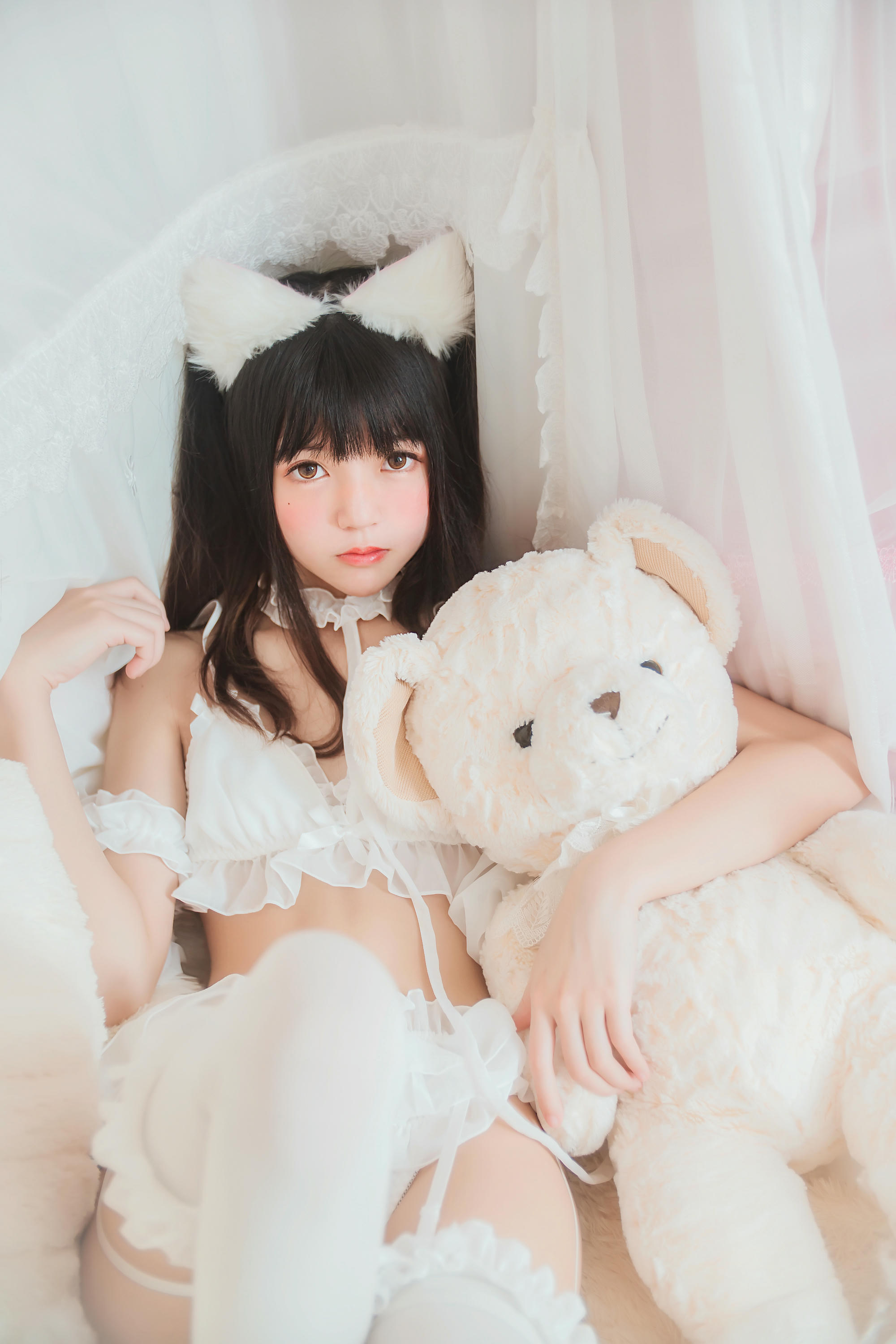 桜桃喵 NO.027 白猫 [32P-234MB]_第2集