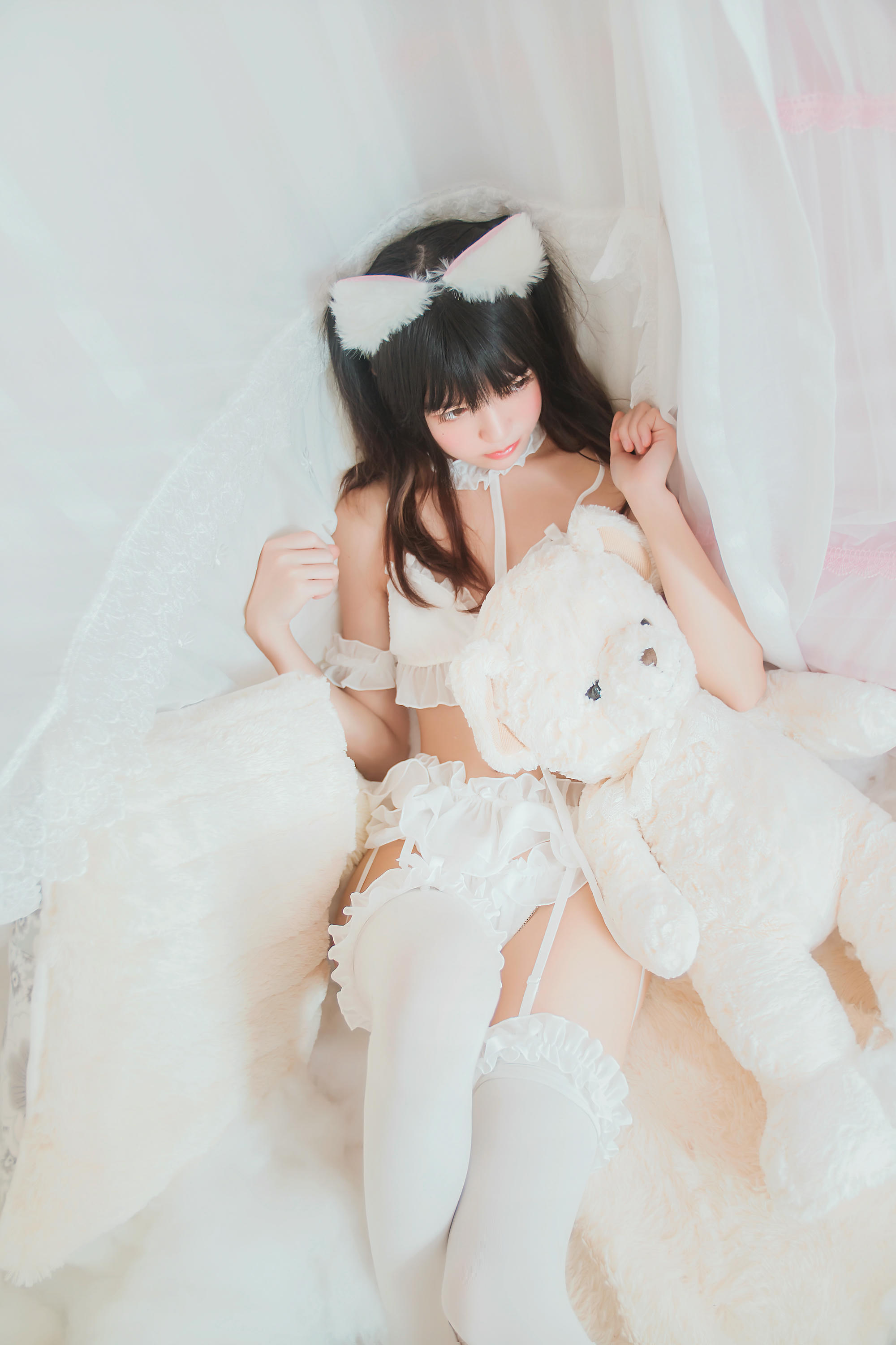 桜桃喵 NO.027 白猫 [32P-234MB]_第2集