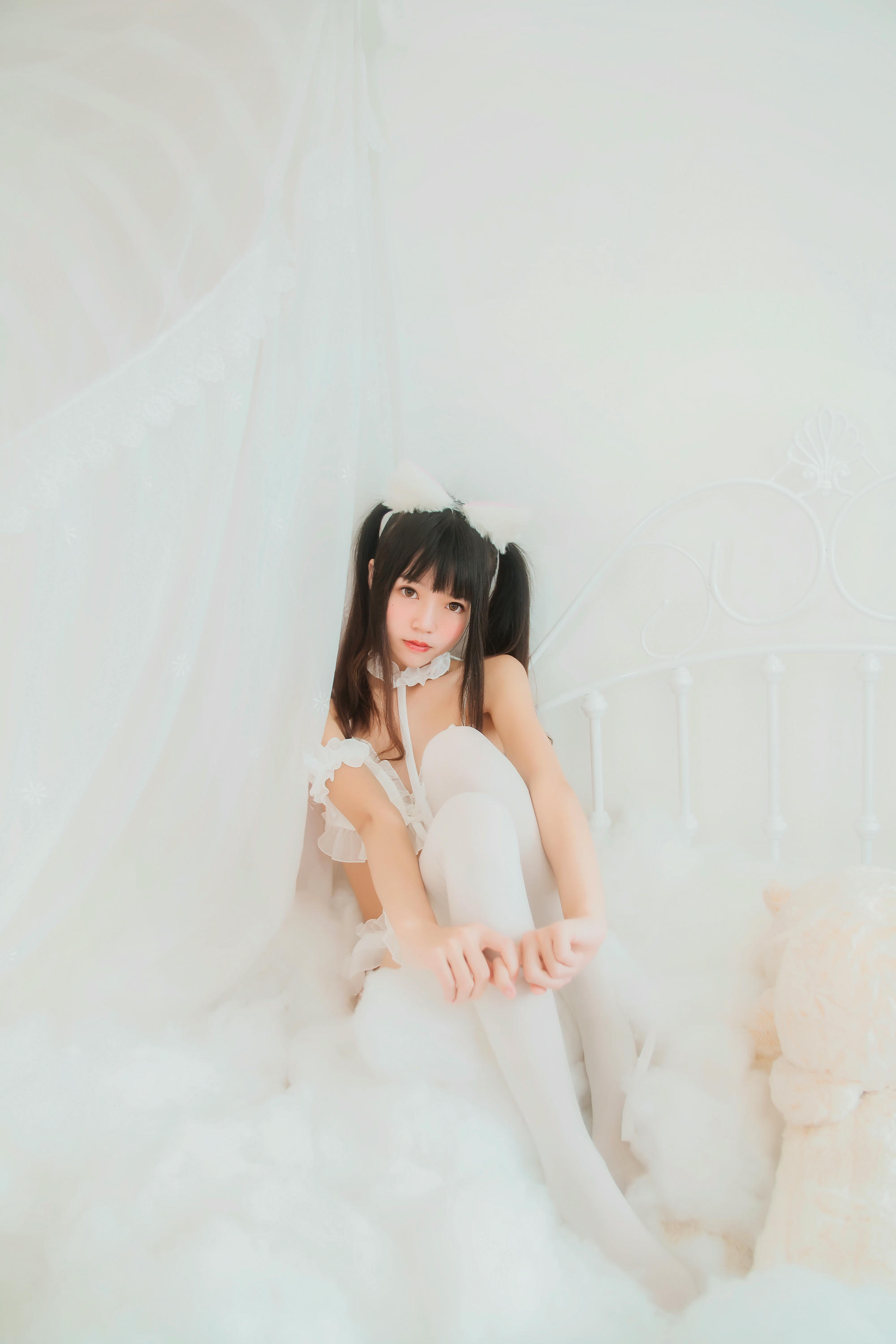 桜桃喵 NO.027 白猫 [32P-234MB]_第1集