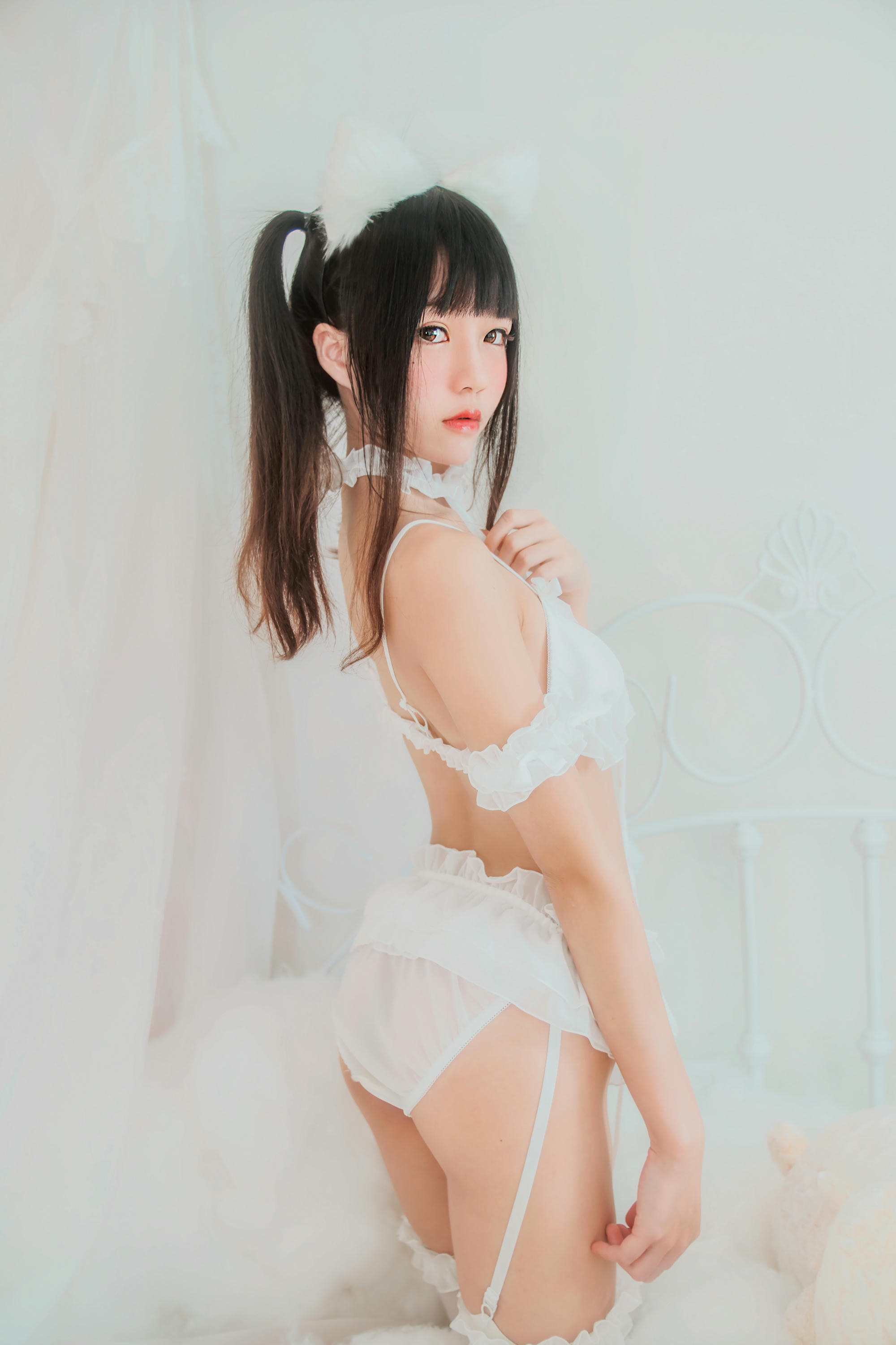 桜桃喵 NO.027 白猫 [32P-234MB]_第1集