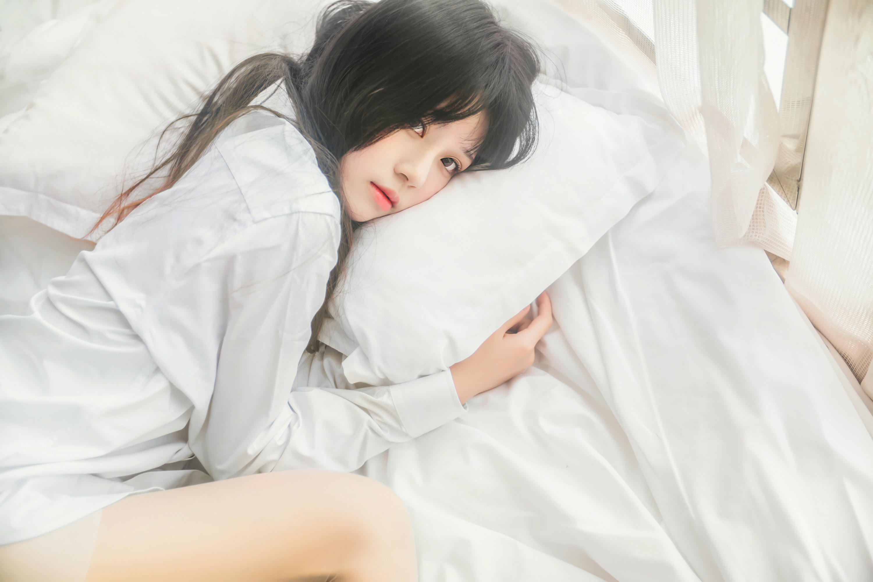 桜桃喵 NO.002 白衬衫散发 [49P-409MB]_第1集