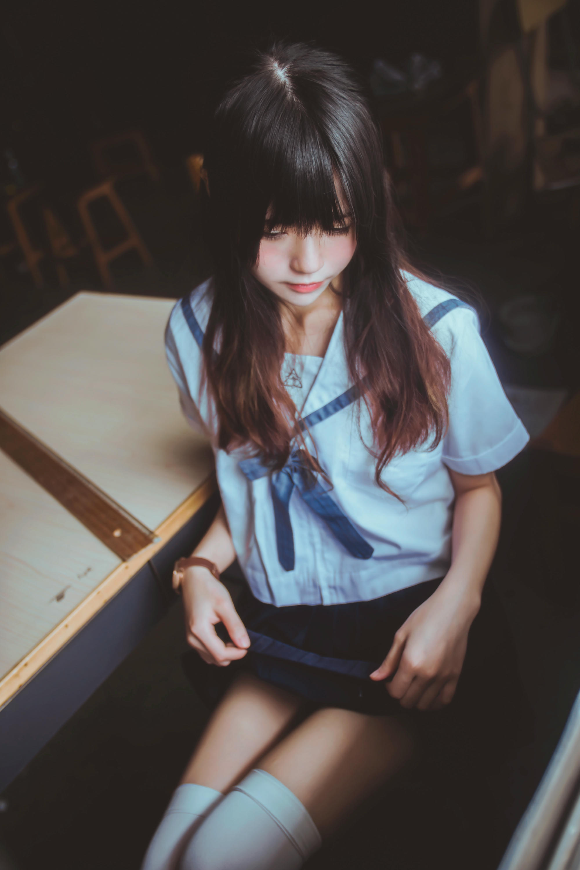 桜桃喵 NO.003 蓝白水手服 [39P-290MB]_第1集