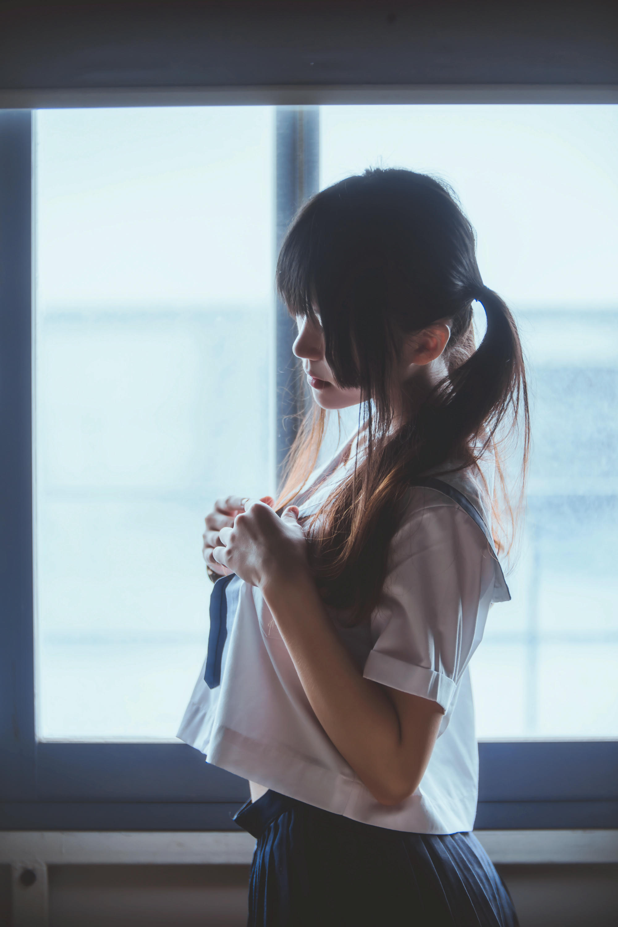 桜桃喵 NO.003 蓝白水手服 [39P-290MB]_第2集