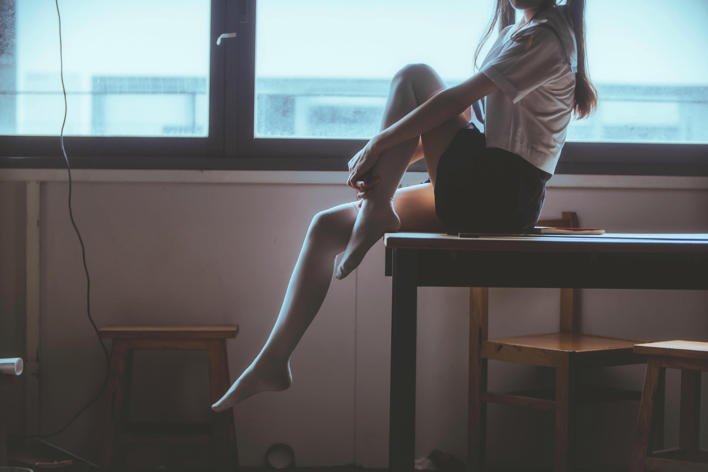 桜桃喵 NO.003 蓝白水手服 [39P-290MB]_第2集