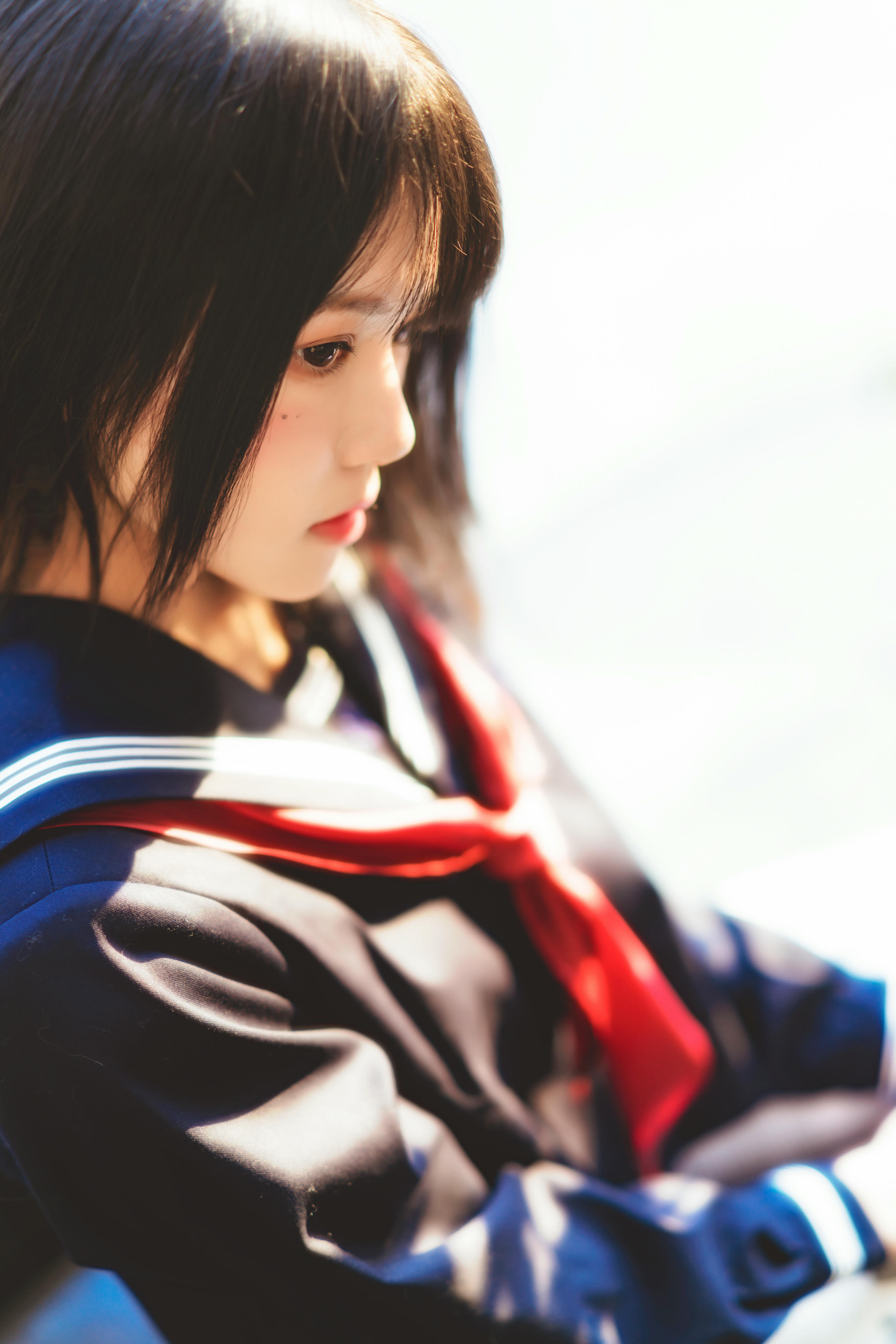 桜桃喵 NO.043 小小少女 黑色水手服 [50P-747MB]_第1集