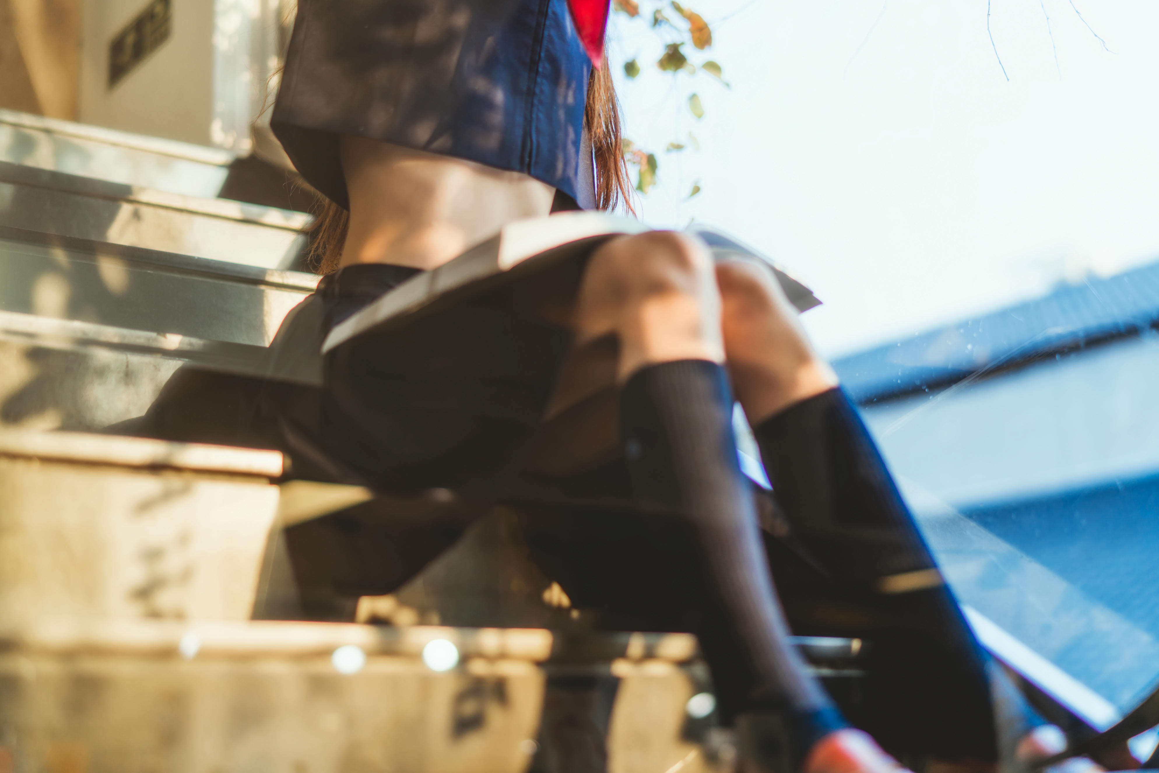 桜桃喵 NO.043 小小少女 黑色水手服 [50P-747MB]_第1集