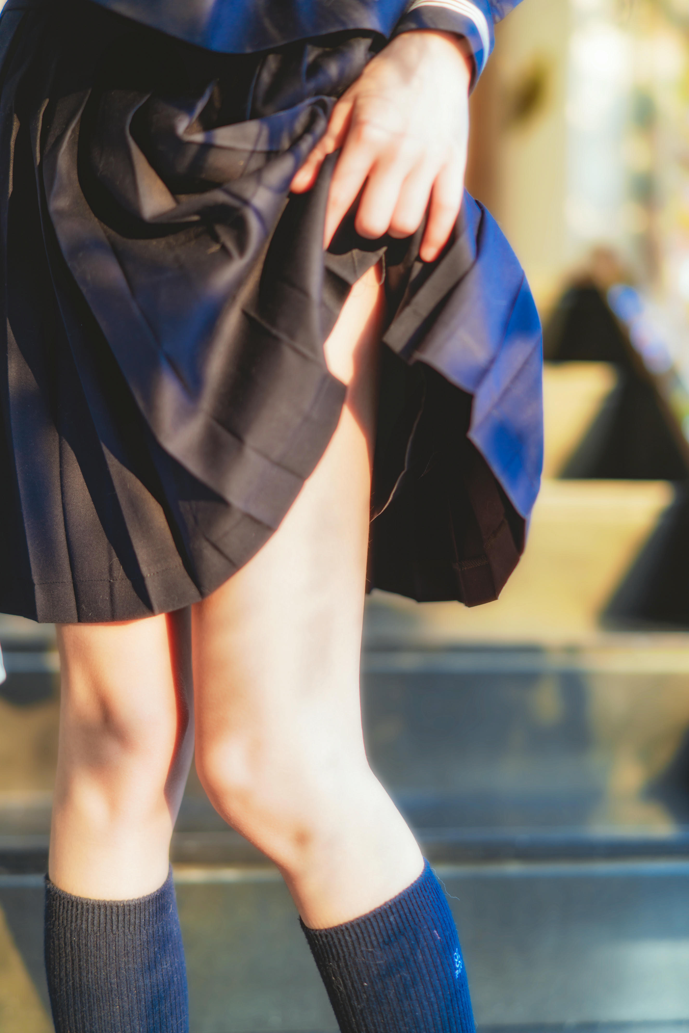 桜桃喵 NO.043 小小少女 黑色水手服 [50P-747MB]_第2集