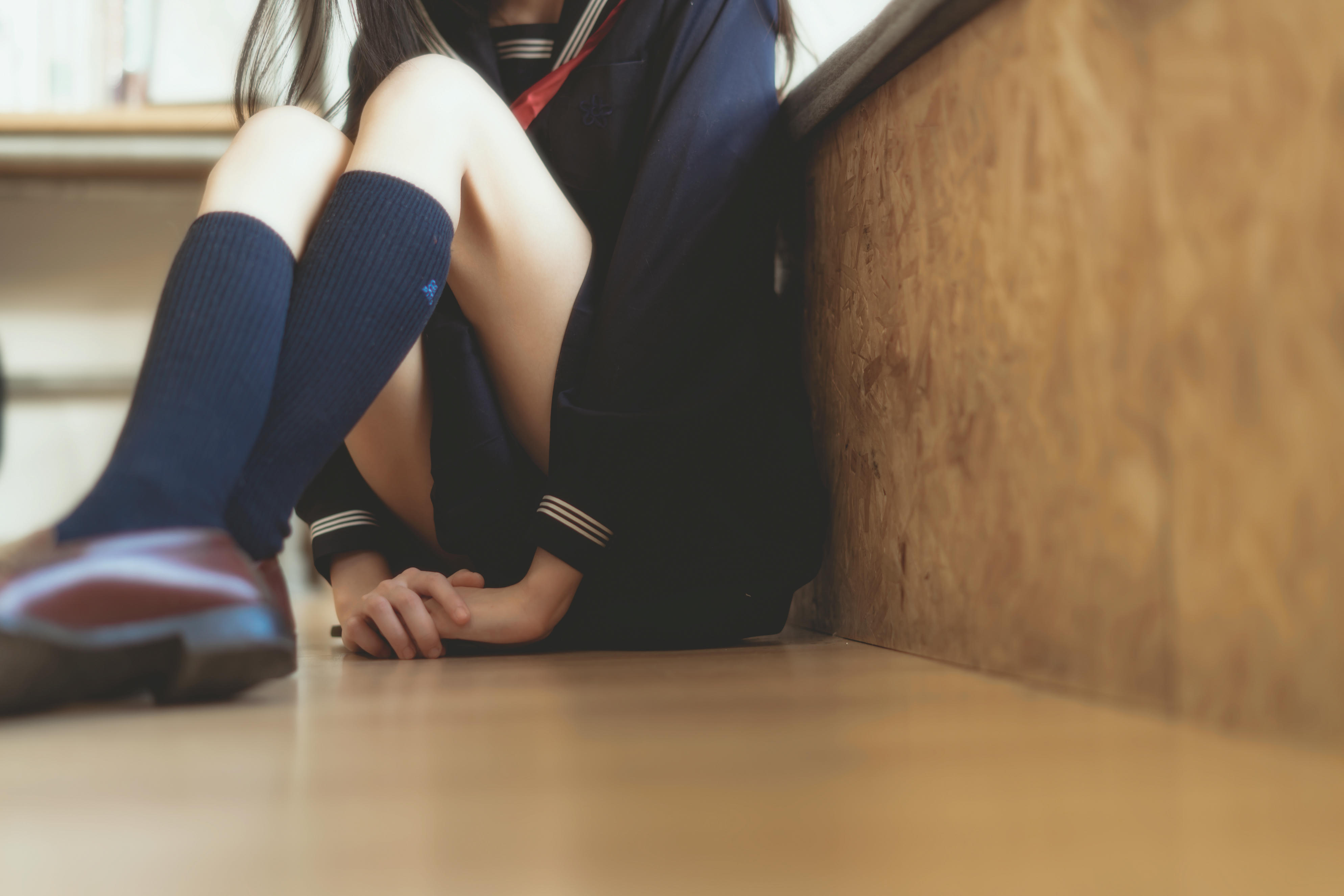 桜桃喵 NO.043 小小少女 黑色水手服 [50P-747MB]_第2集