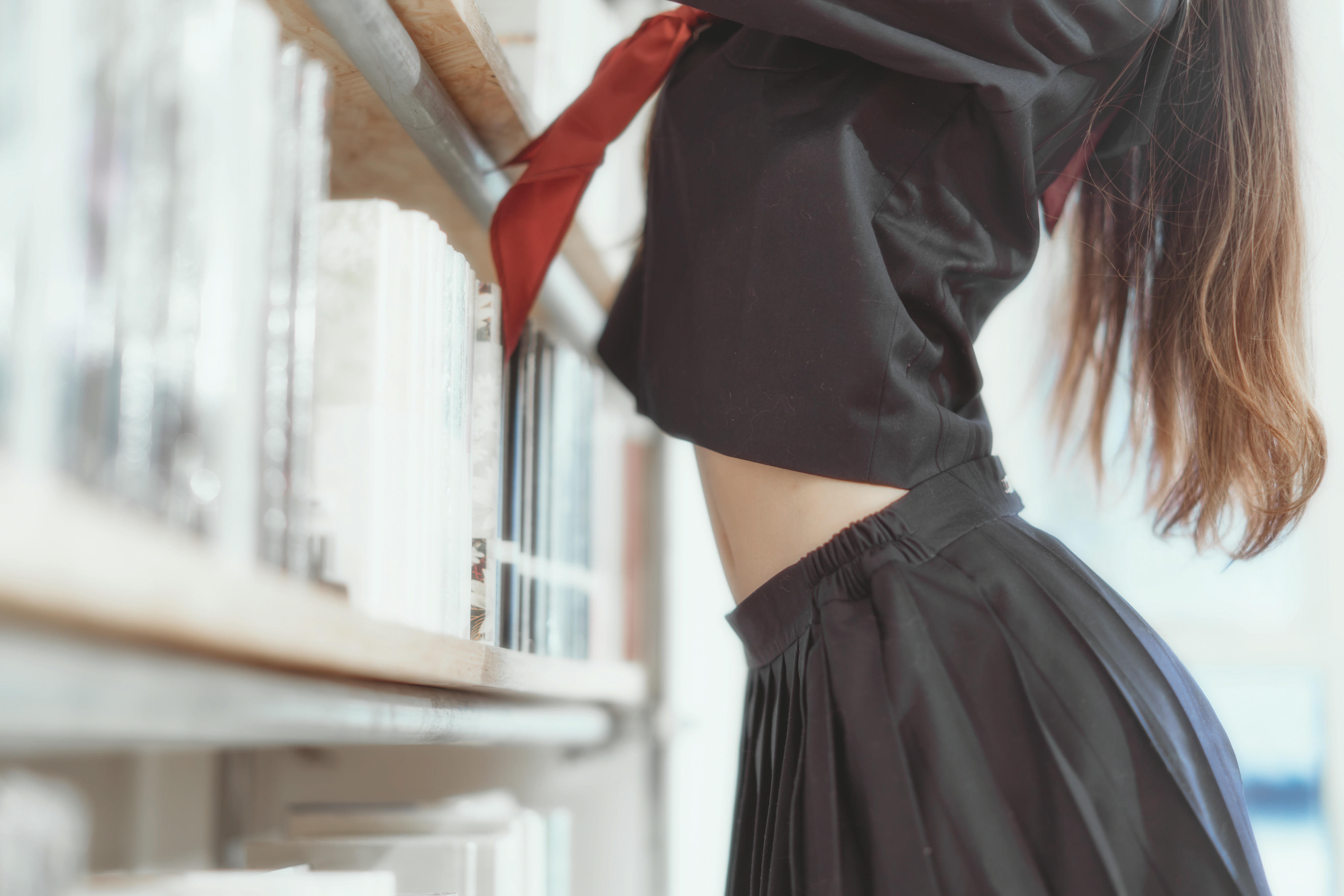 桜桃喵 NO.043 小小少女 黑色水手服 [50P-747MB]_第3集