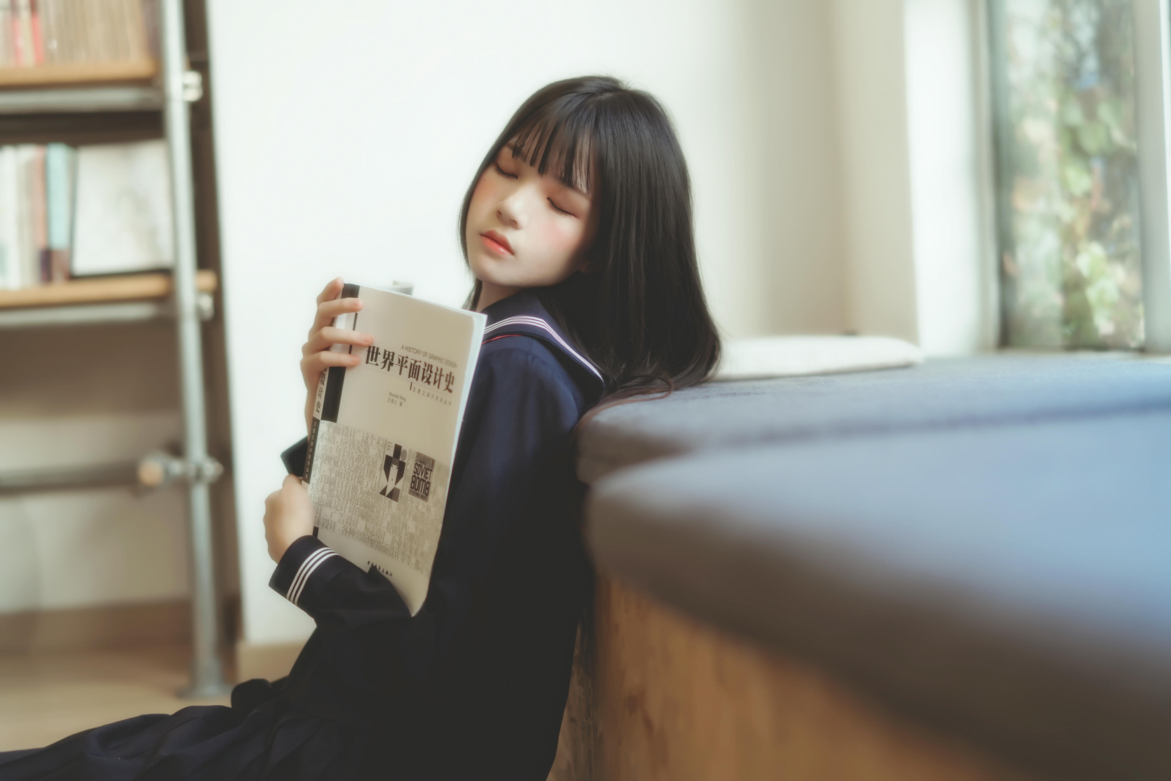 桜桃喵 NO.043 小小少女 黑色水手服 [50P-747MB]_第3集