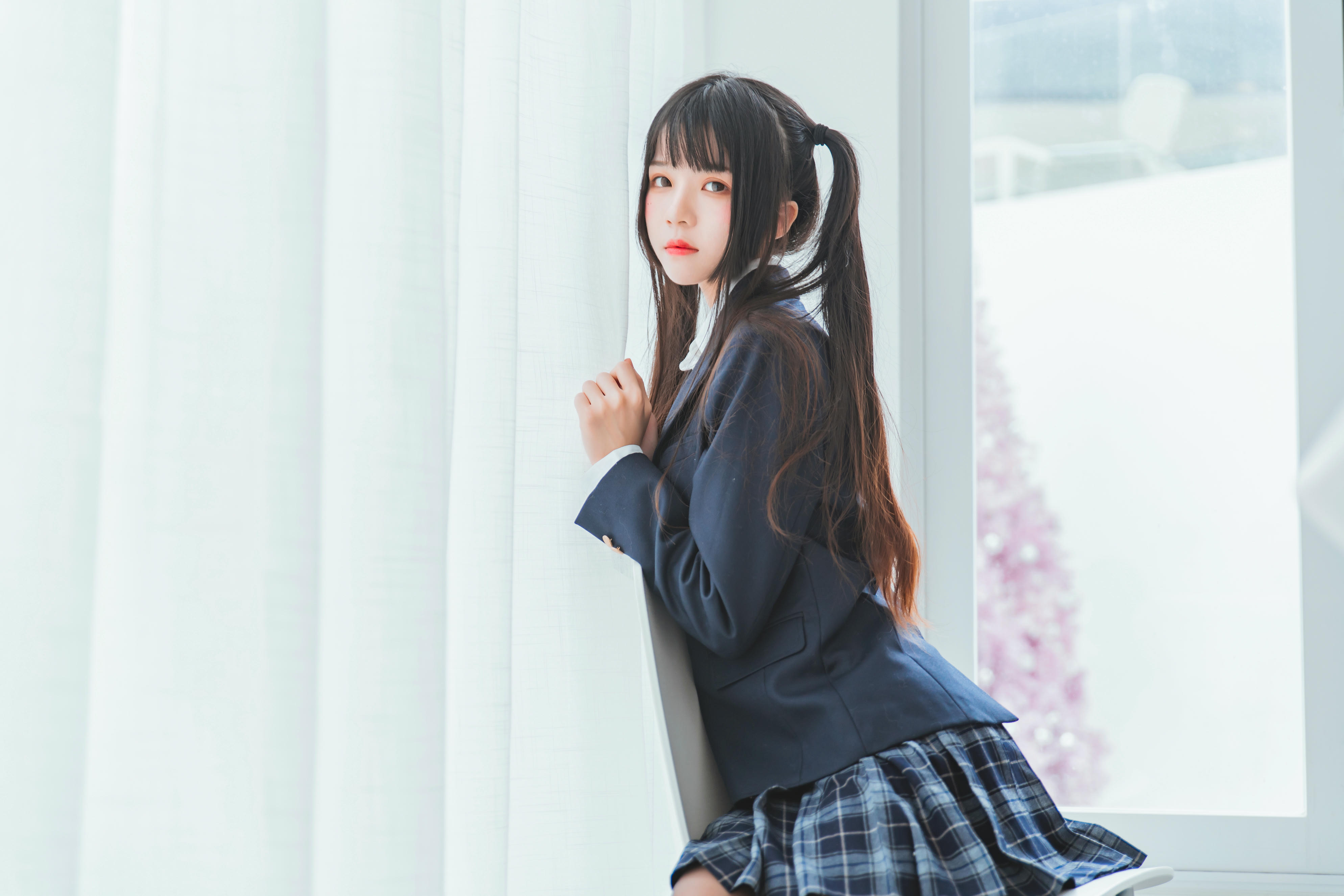 桜桃喵 NO.049 未熟2 冬制服 [45P-593MB]_第2集