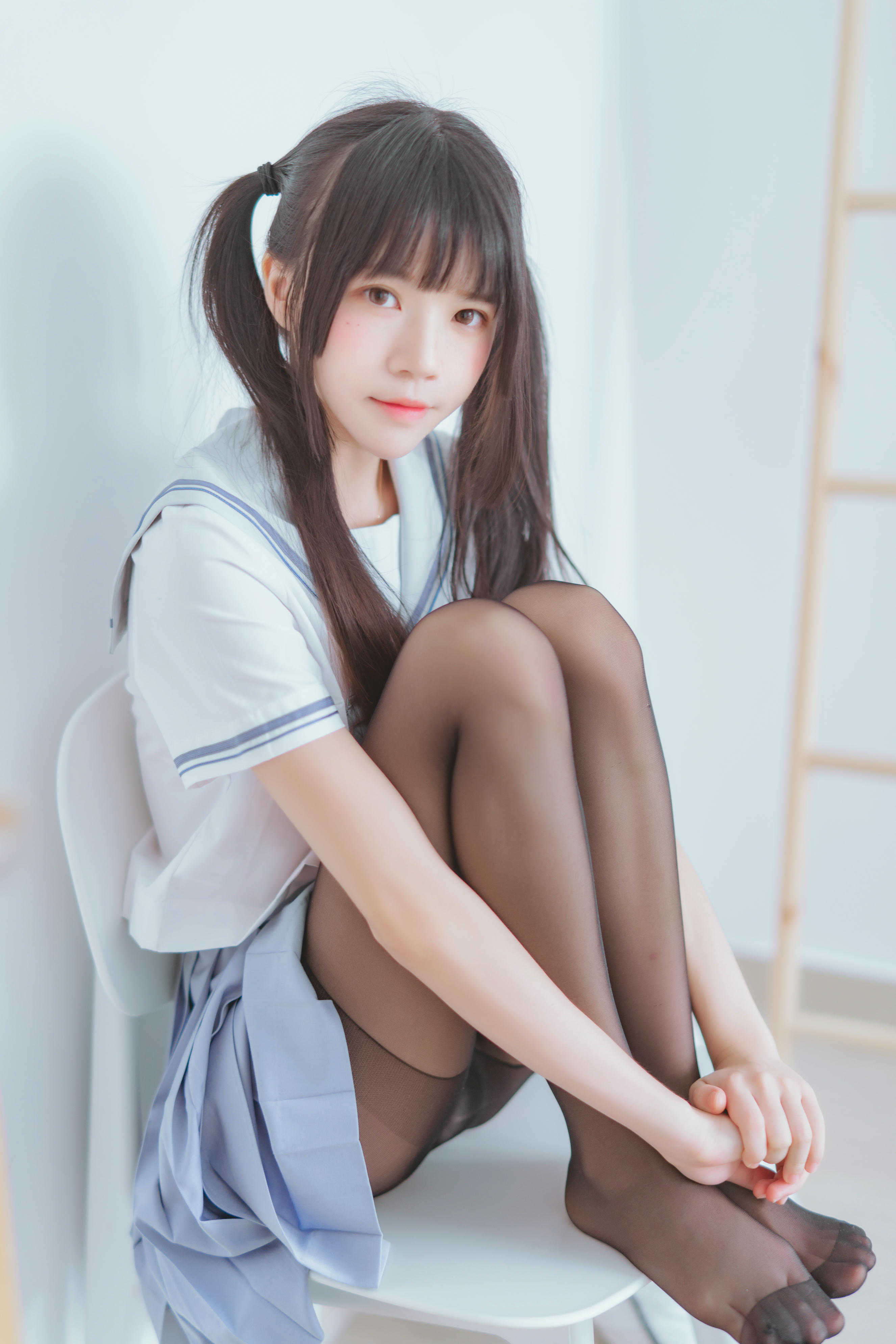 桜桃喵 NO.050 未熟2 黑丝 [49P-793MB]_第1集