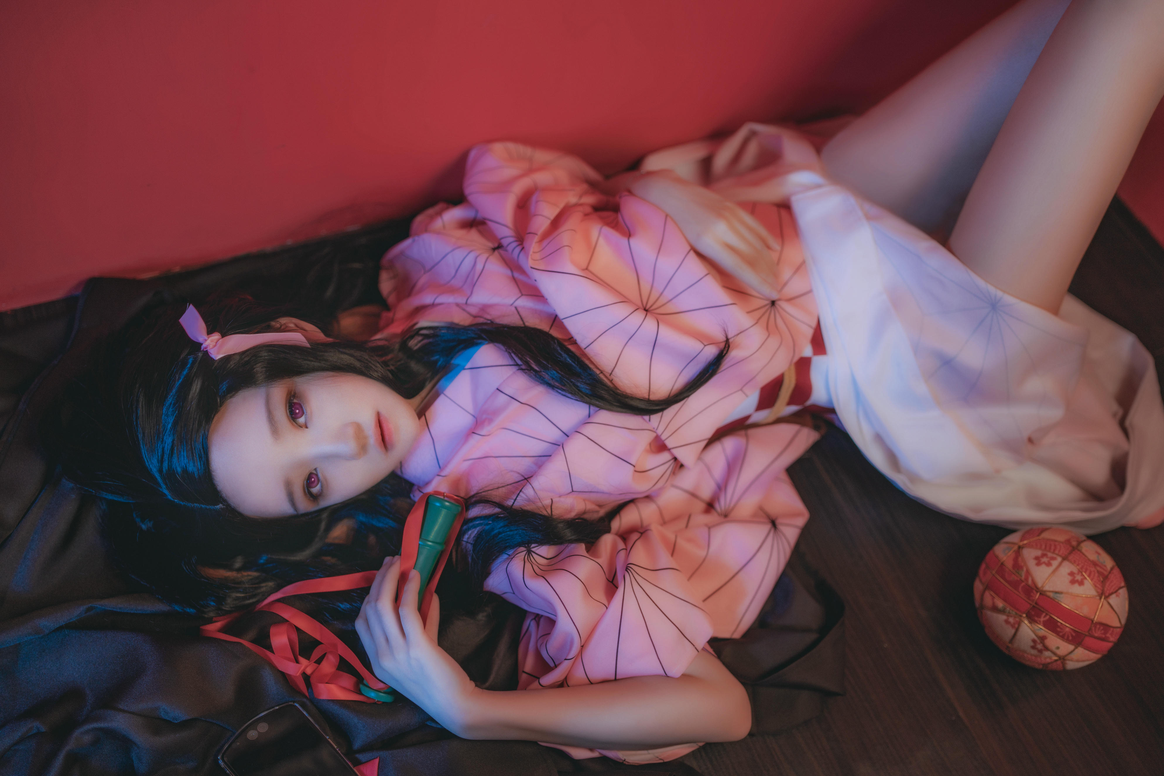 桜桃喵 NO.056 灶门祢豆子 [21P-528MB]_第1集