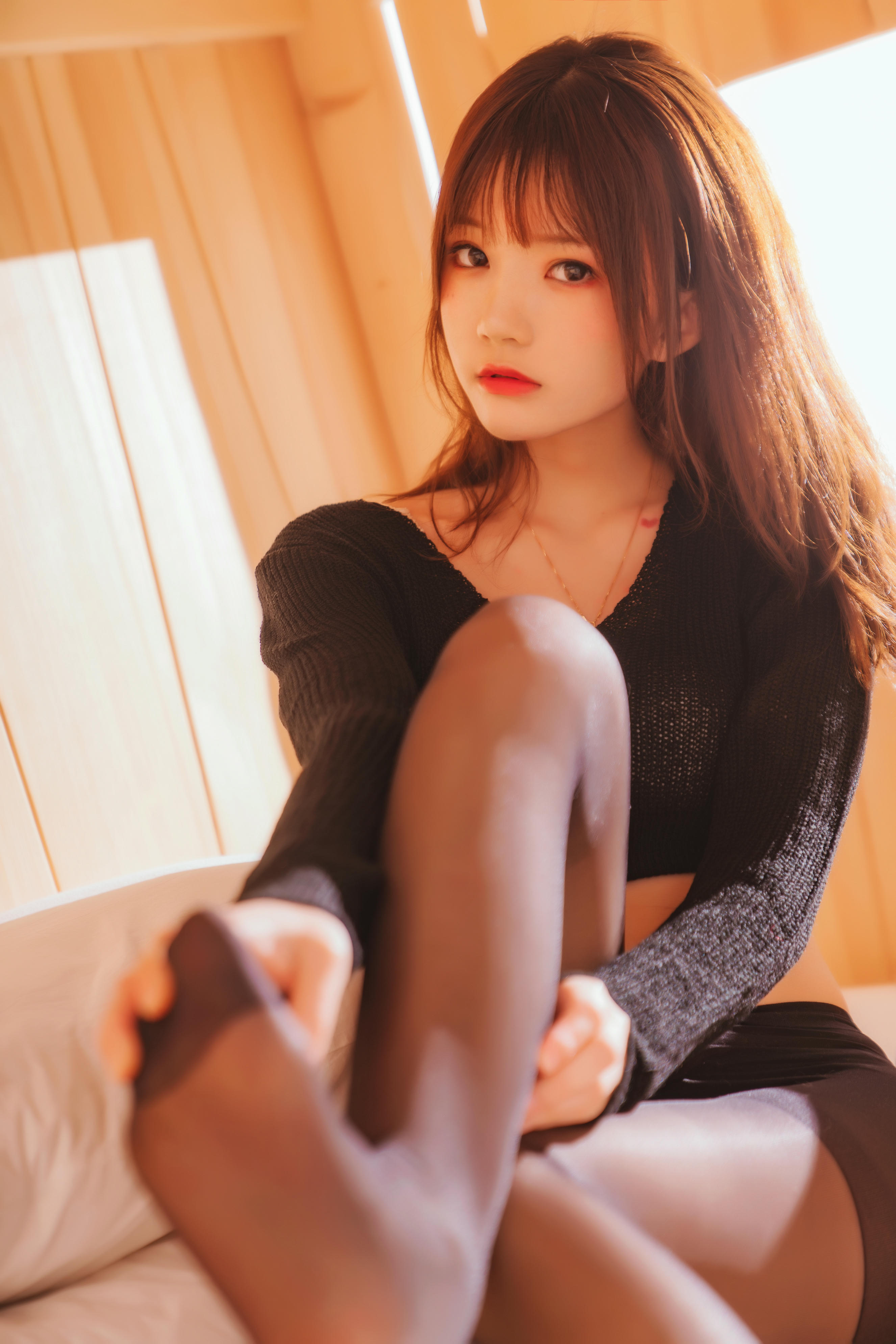 桜桃喵 NO.062 小黑 [32P-518MB]_第1集