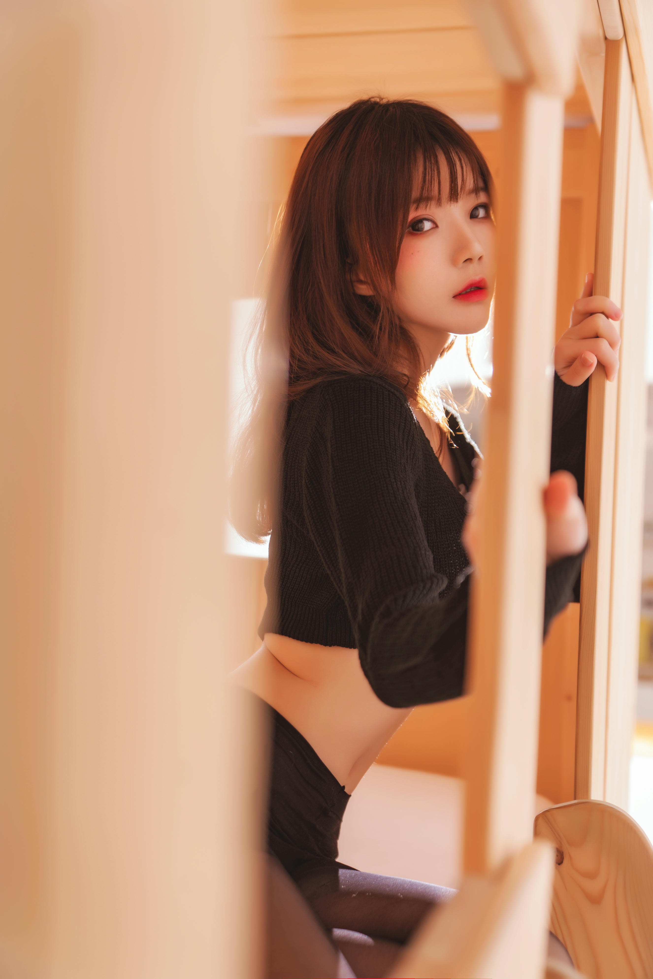 桜桃喵 NO.062 小黑 [32P-518MB]_第1集