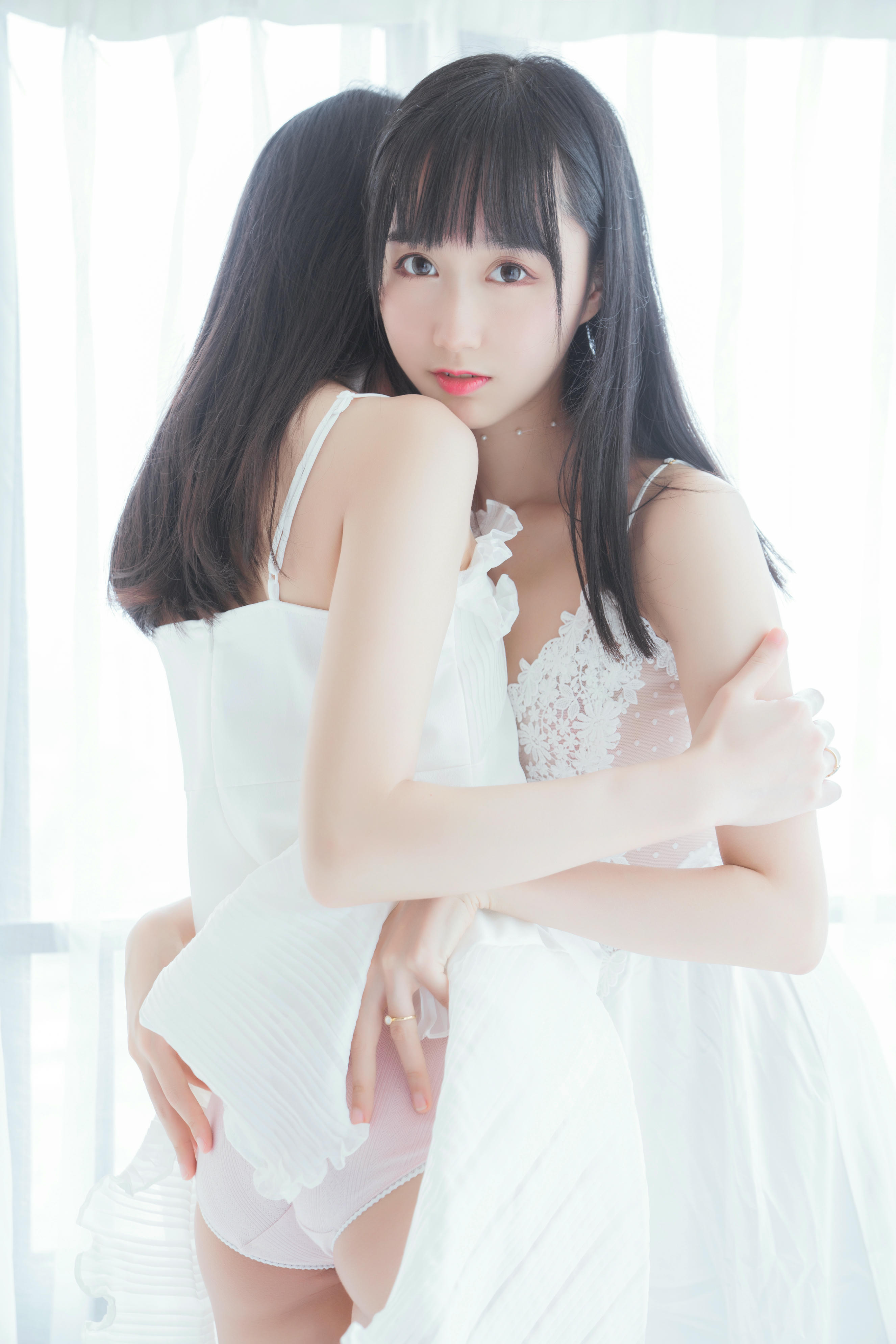 桜桃喵 NO.064 朝(白裙×白裙) [58P-724MB]_第1集