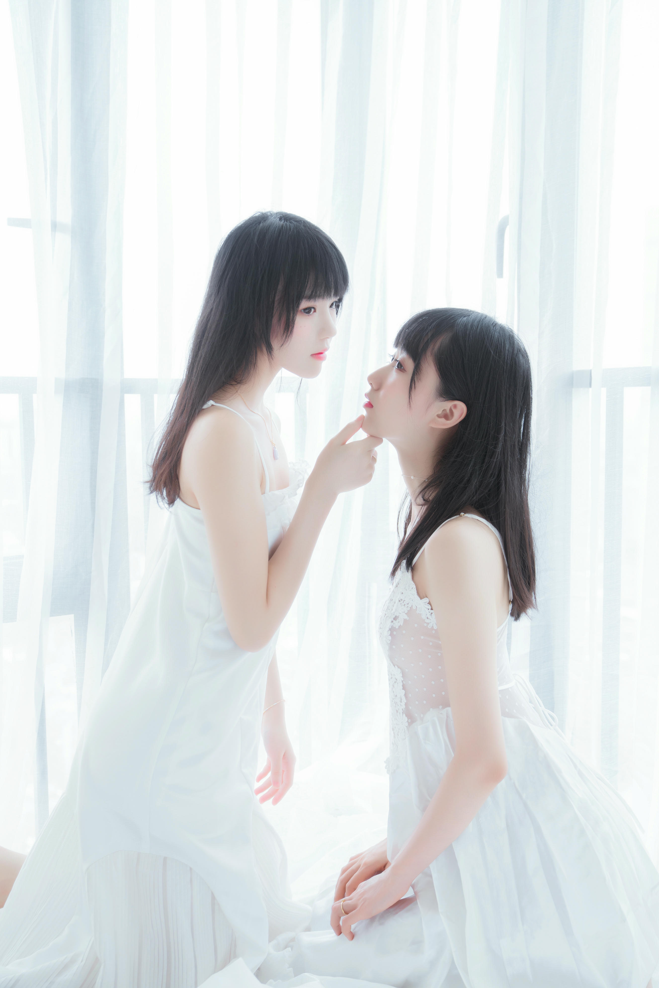 桜桃喵 NO.064 朝(白裙×白裙) [58P-724MB]_第1集