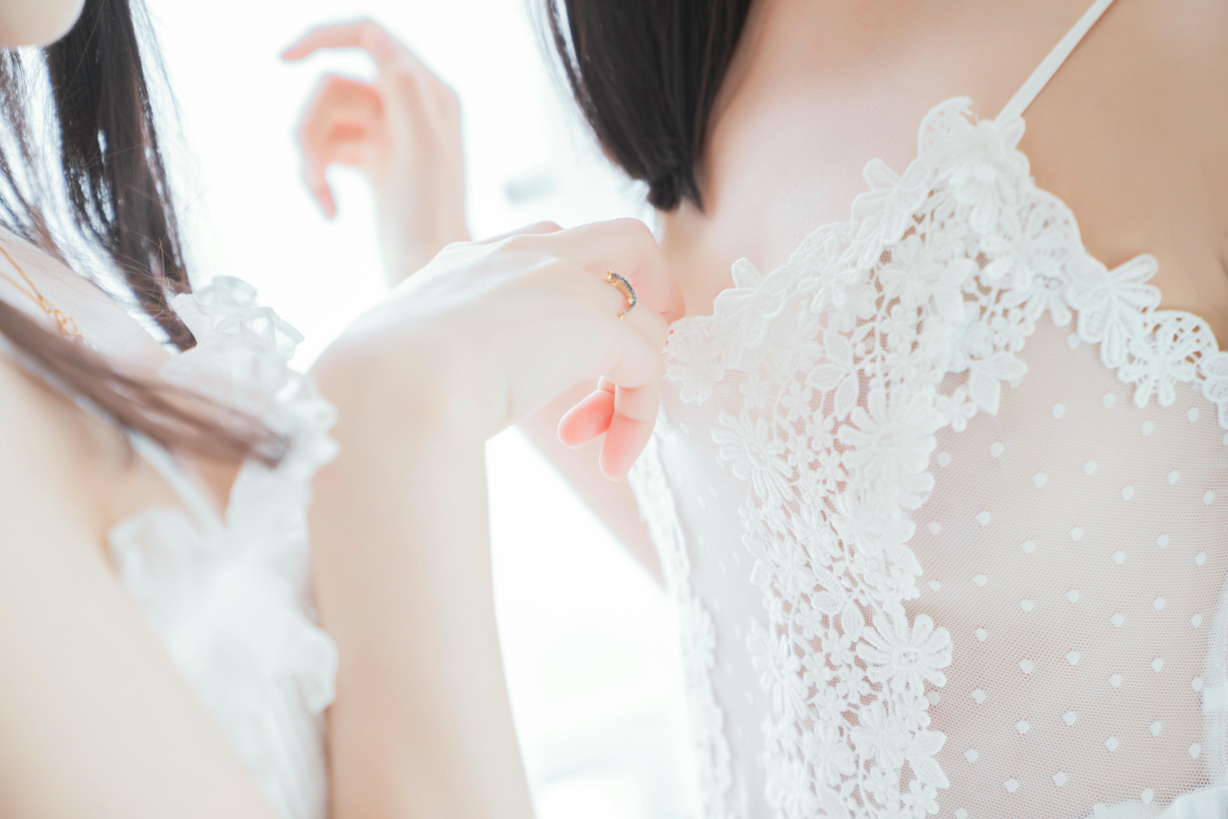 桜桃喵 NO.064 朝(白裙×白裙) [58P-724MB]_第2集