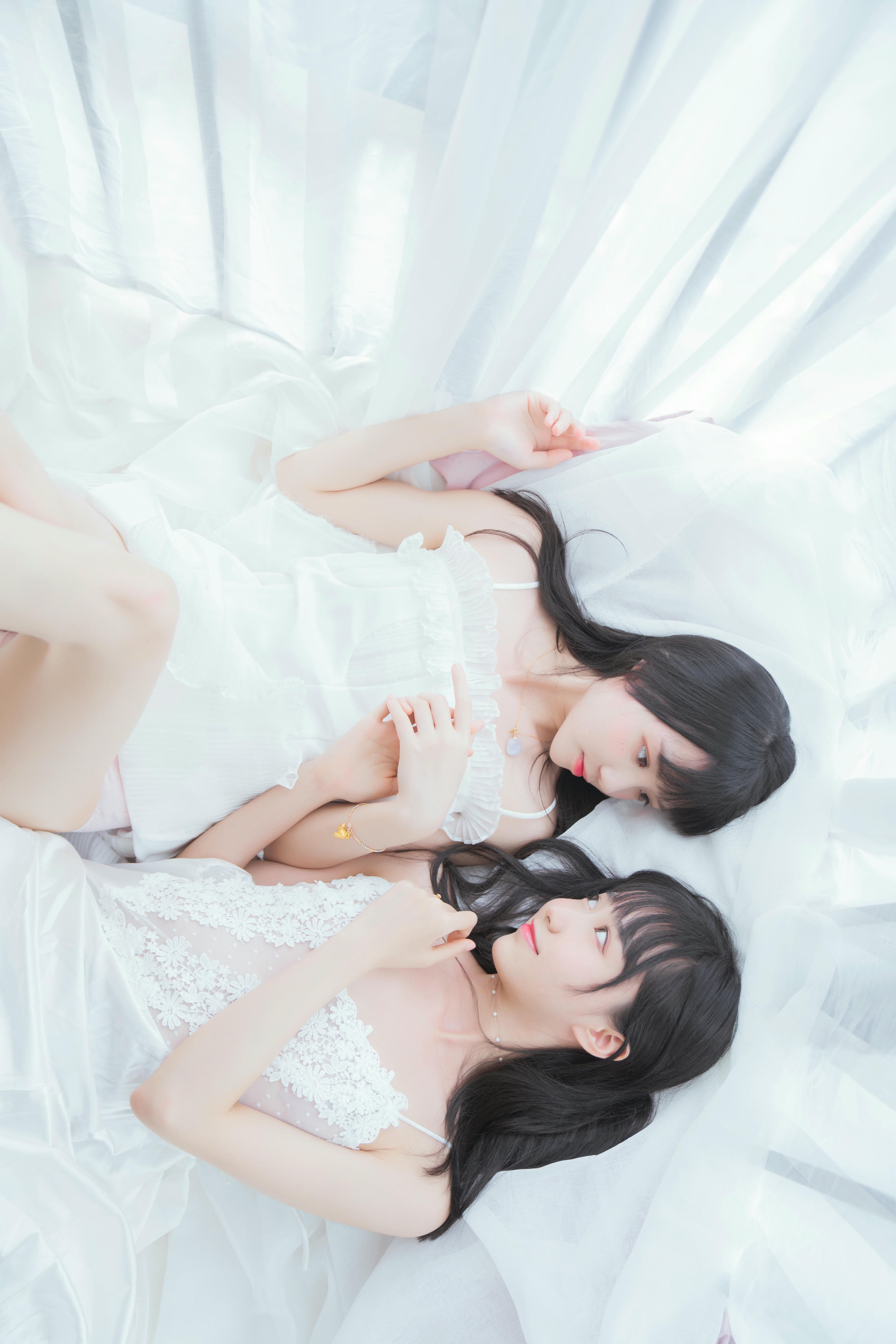 桜桃喵 NO.064 朝(白裙×白裙) [58P-724MB]_第2集