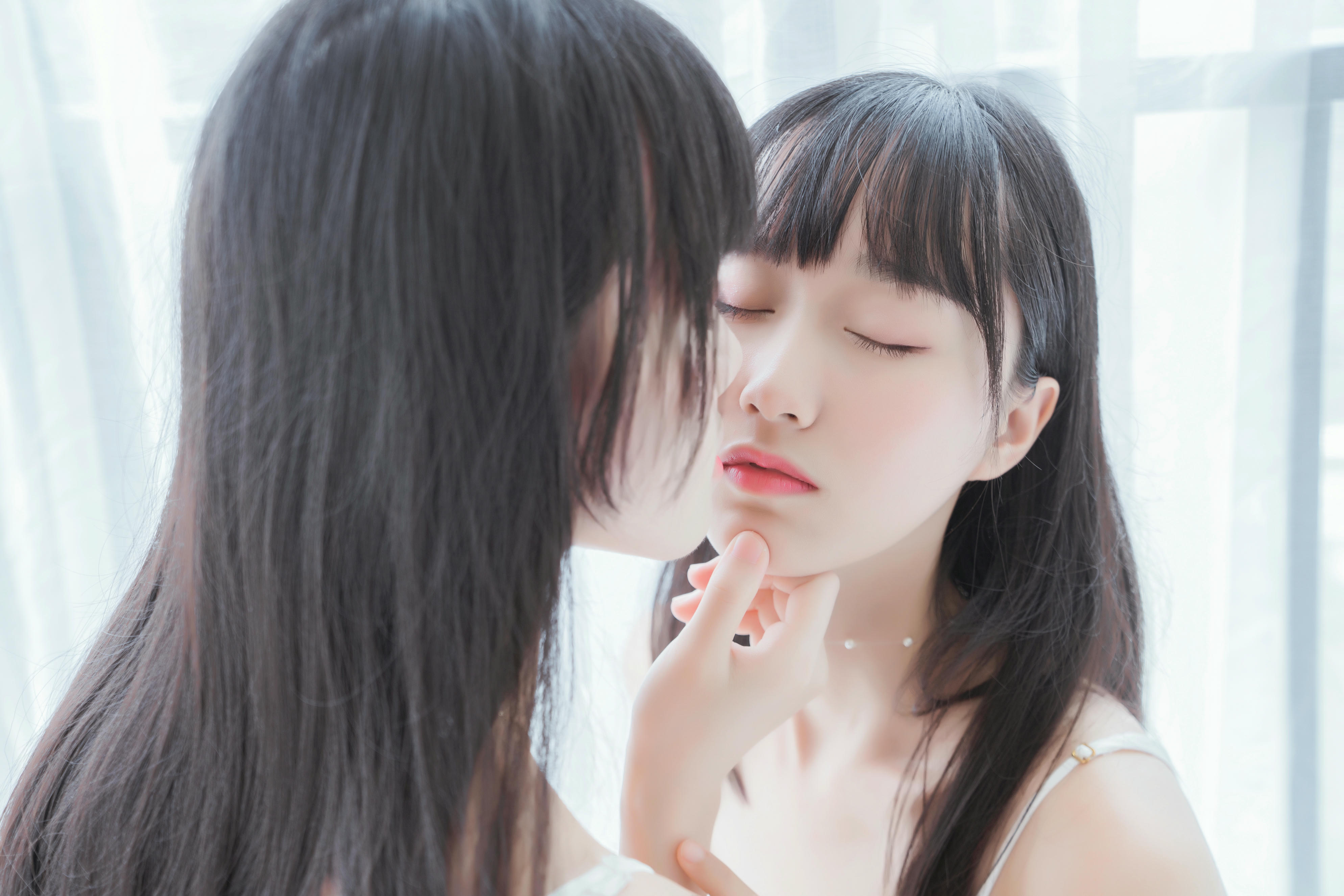 桜桃喵 NO.064 朝(白裙×白裙) [58P-724MB]_第1集