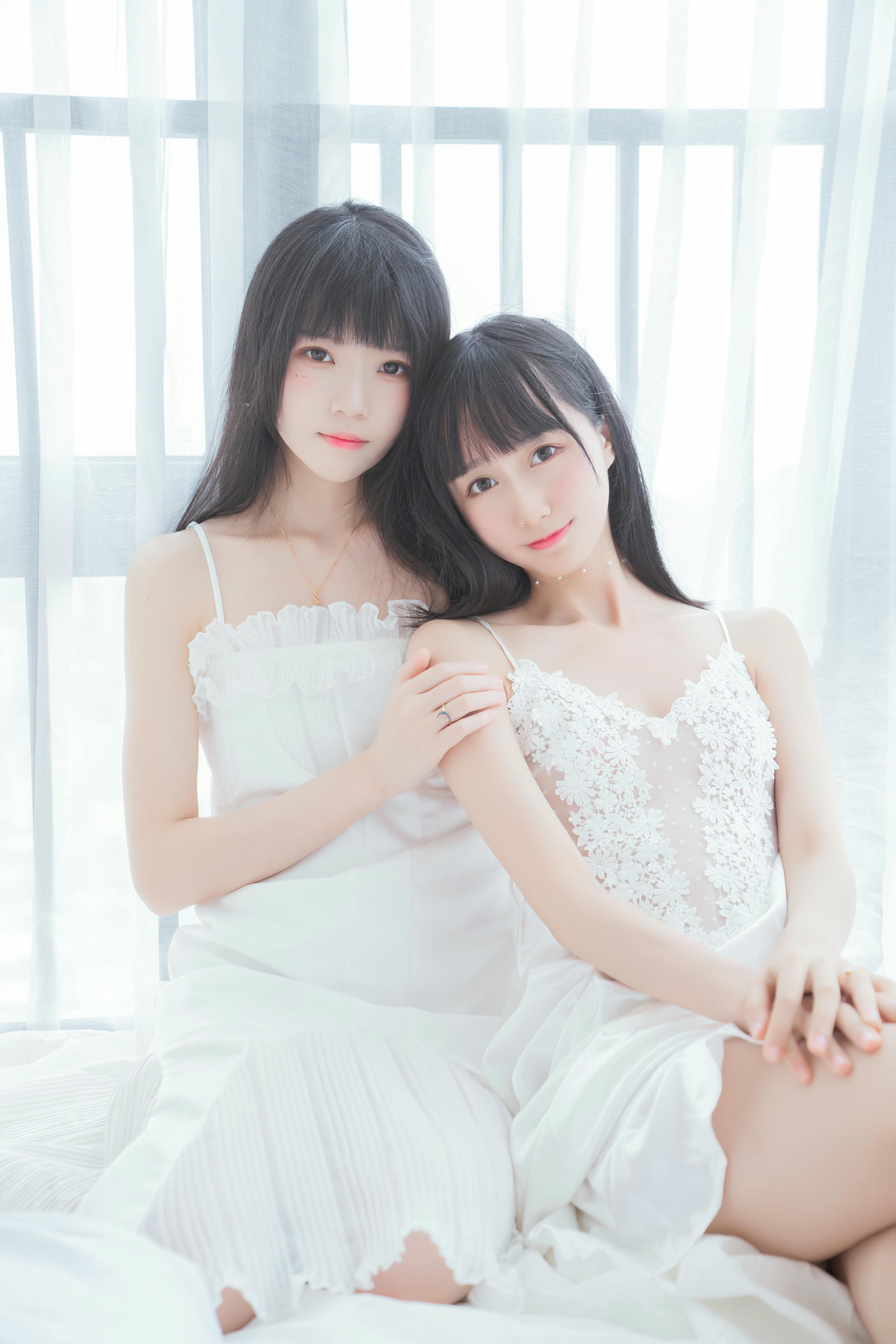 桜桃喵 NO.064 朝(白裙×白裙) [58P-724MB]_第3集