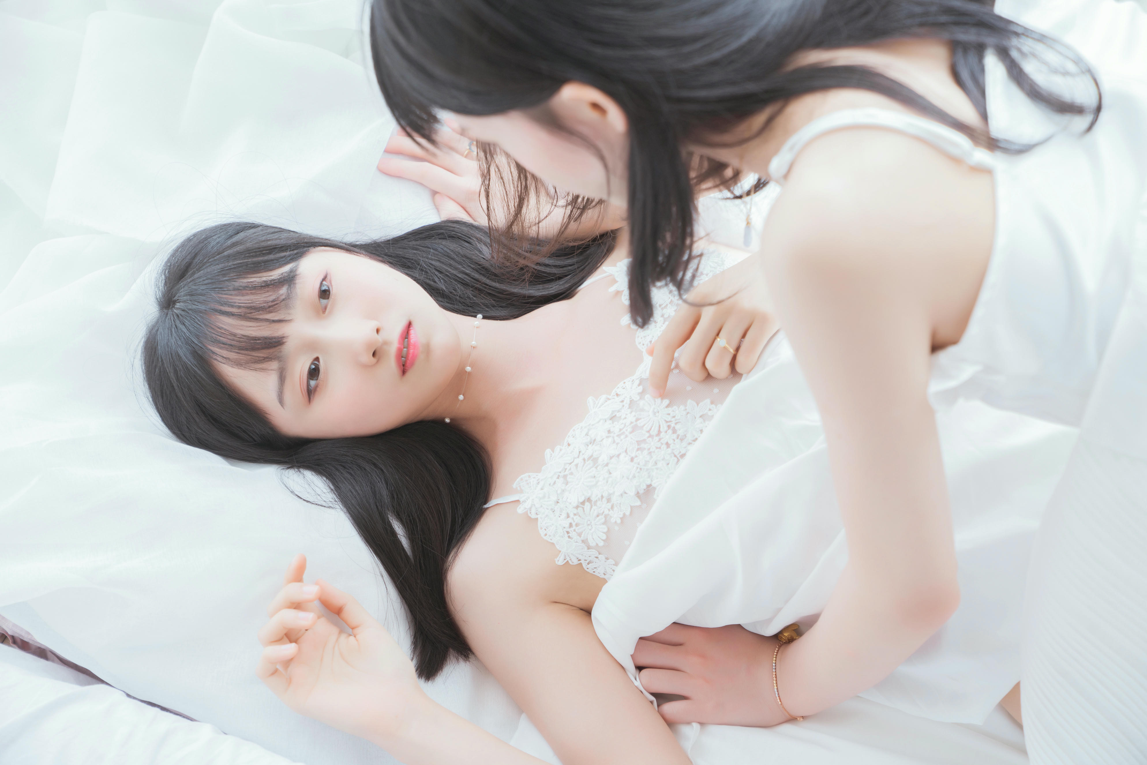 桜桃喵 NO.064 朝(白裙×白裙) [58P-724MB]_第3集