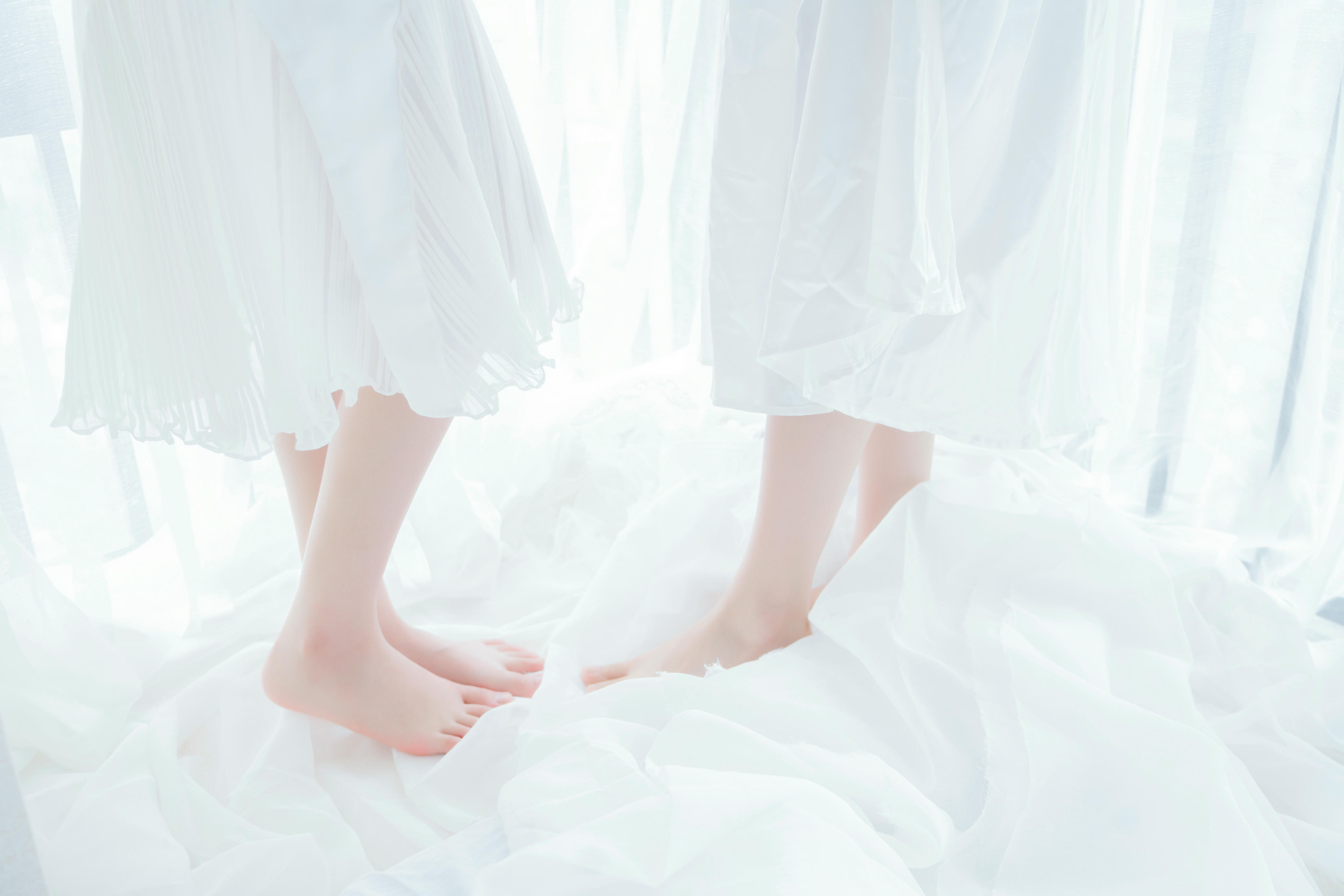 桜桃喵 NO.064 朝(白裙×白裙) [58P-724MB]_第1集