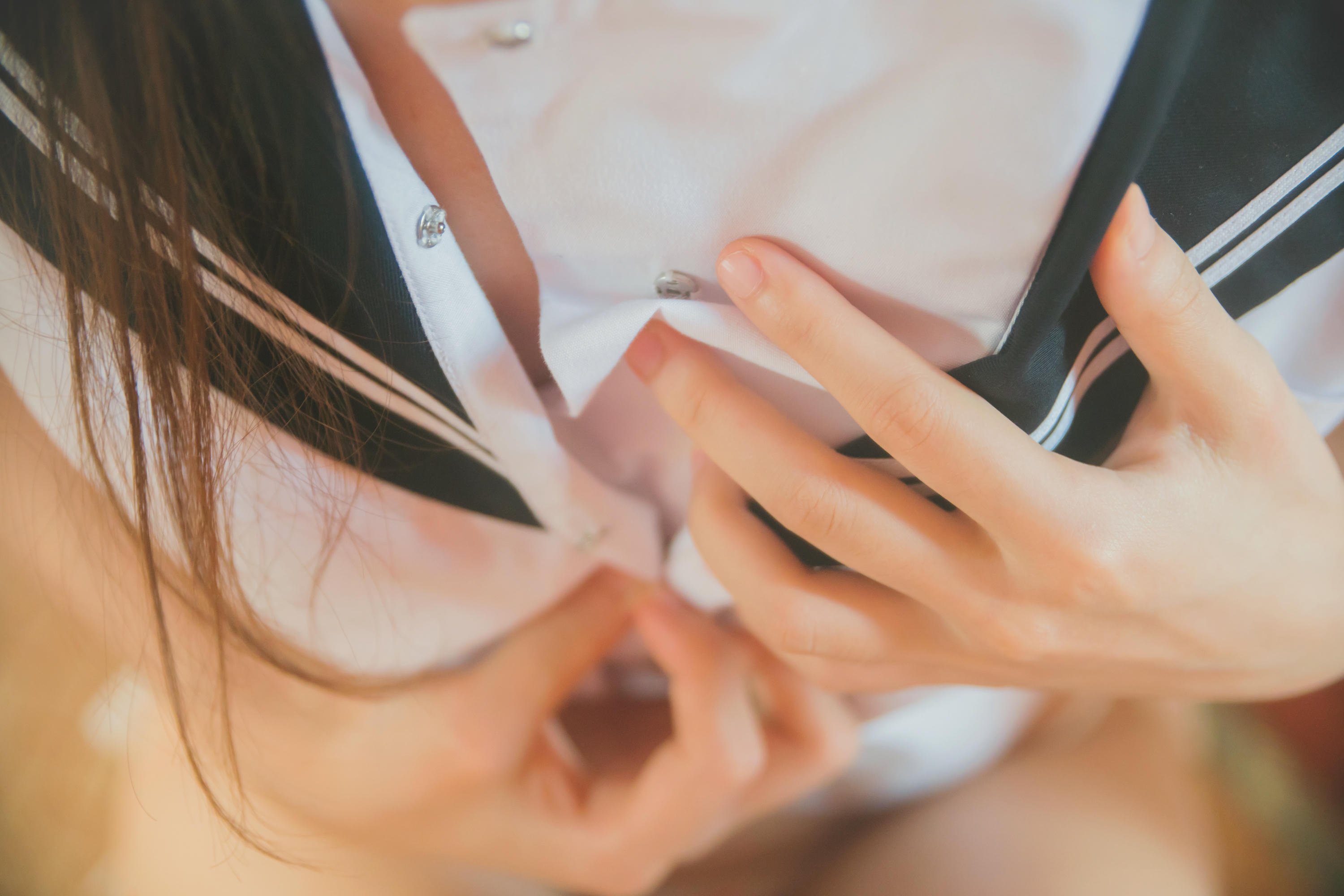 桜桃喵 NO.007 未熟1 小背心换水手服 [144P-1.43GB]_第6集