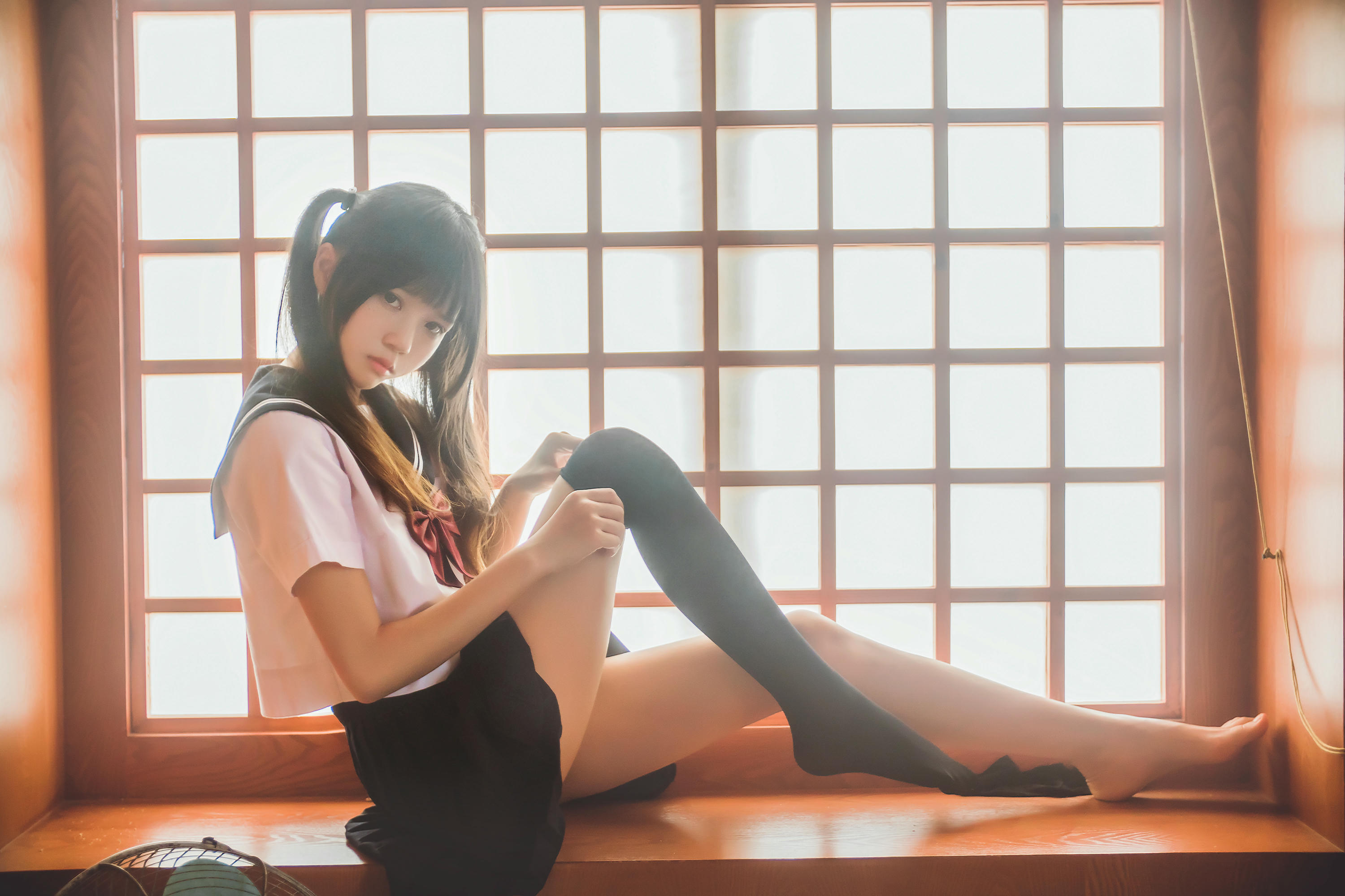 桜桃喵 NO.007 未熟1 小背心换水手服 [144P-1.43GB]_第7集