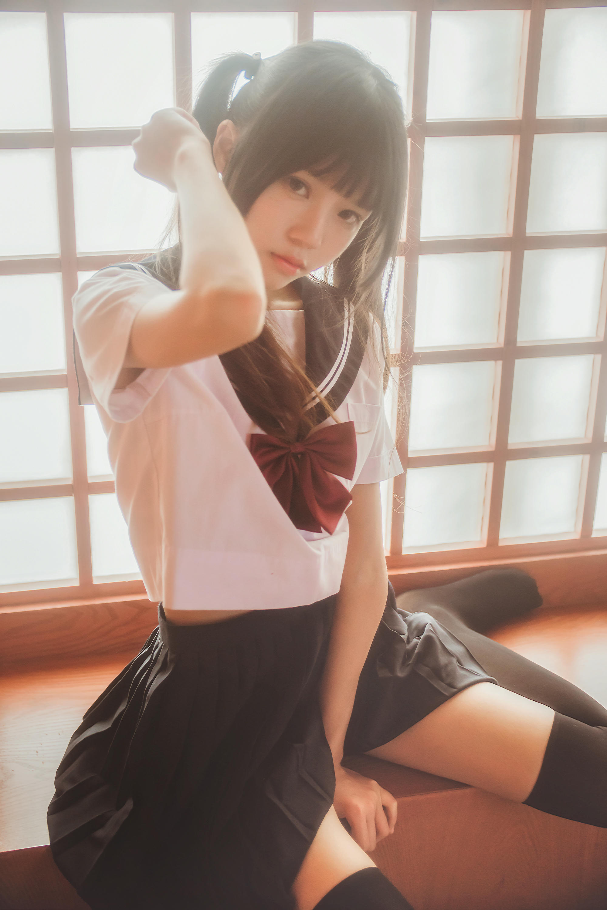 桜桃喵 NO.007 未熟1 小背心换水手服 [144P-1.43GB]_第8集