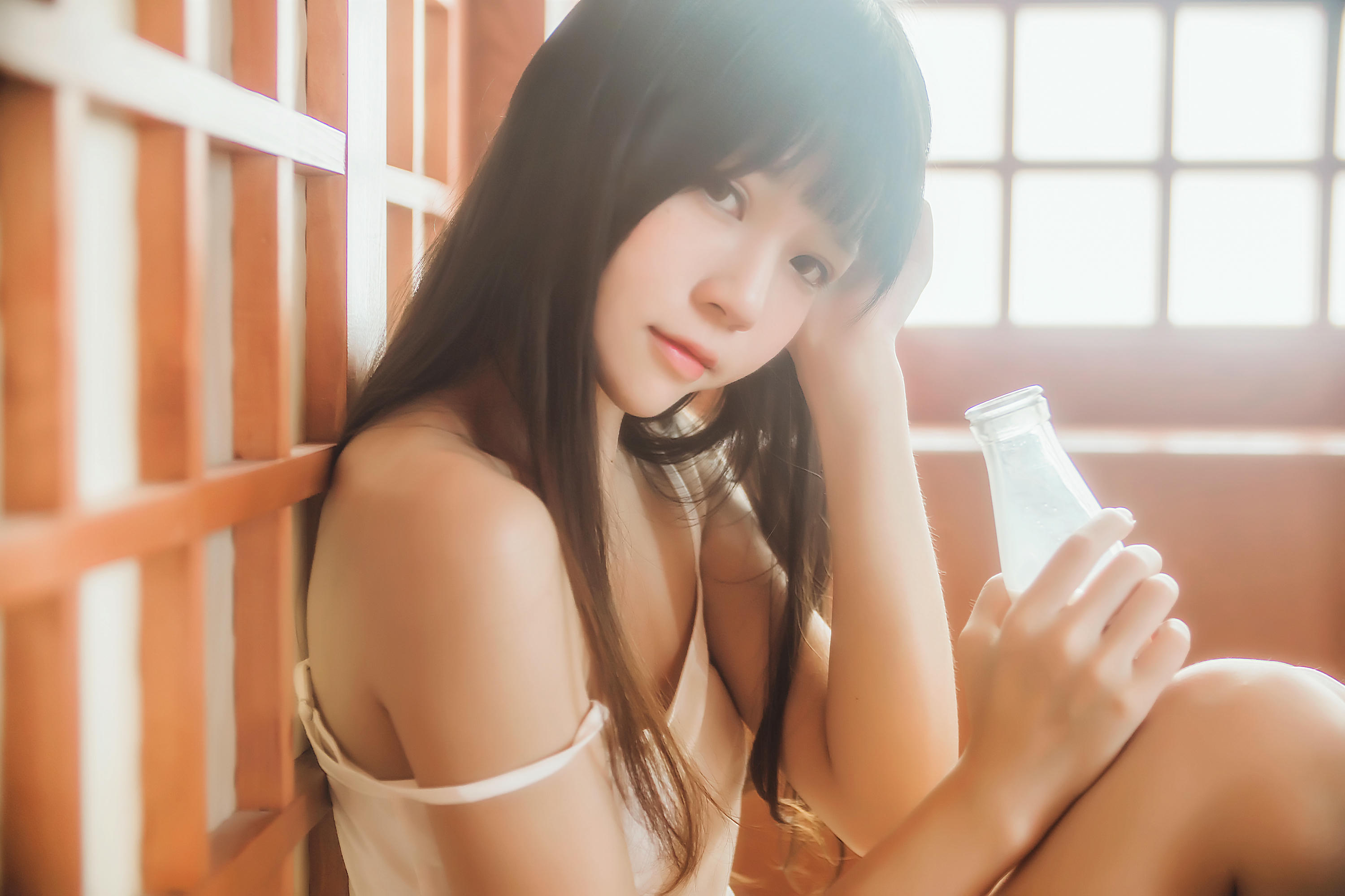 桜桃喵 NO.007 未熟1 小背心换水手服 [144P-1.43GB]_第5集