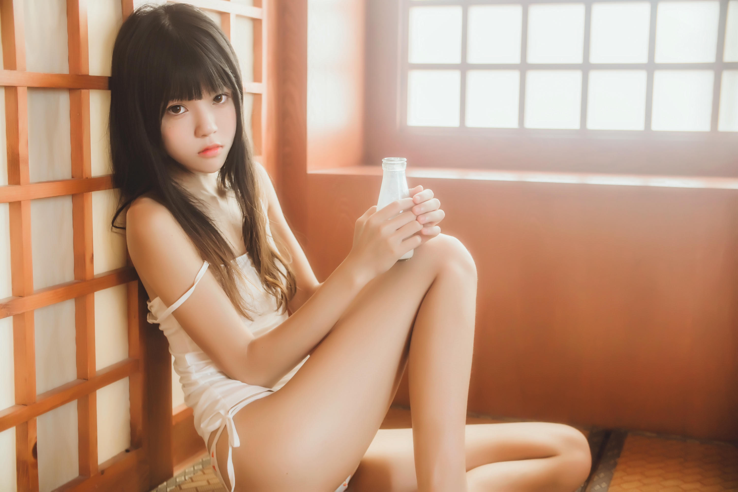 桜桃喵 NO.007 未熟1 小背心换水手服 [144P-1.43GB]_第5集