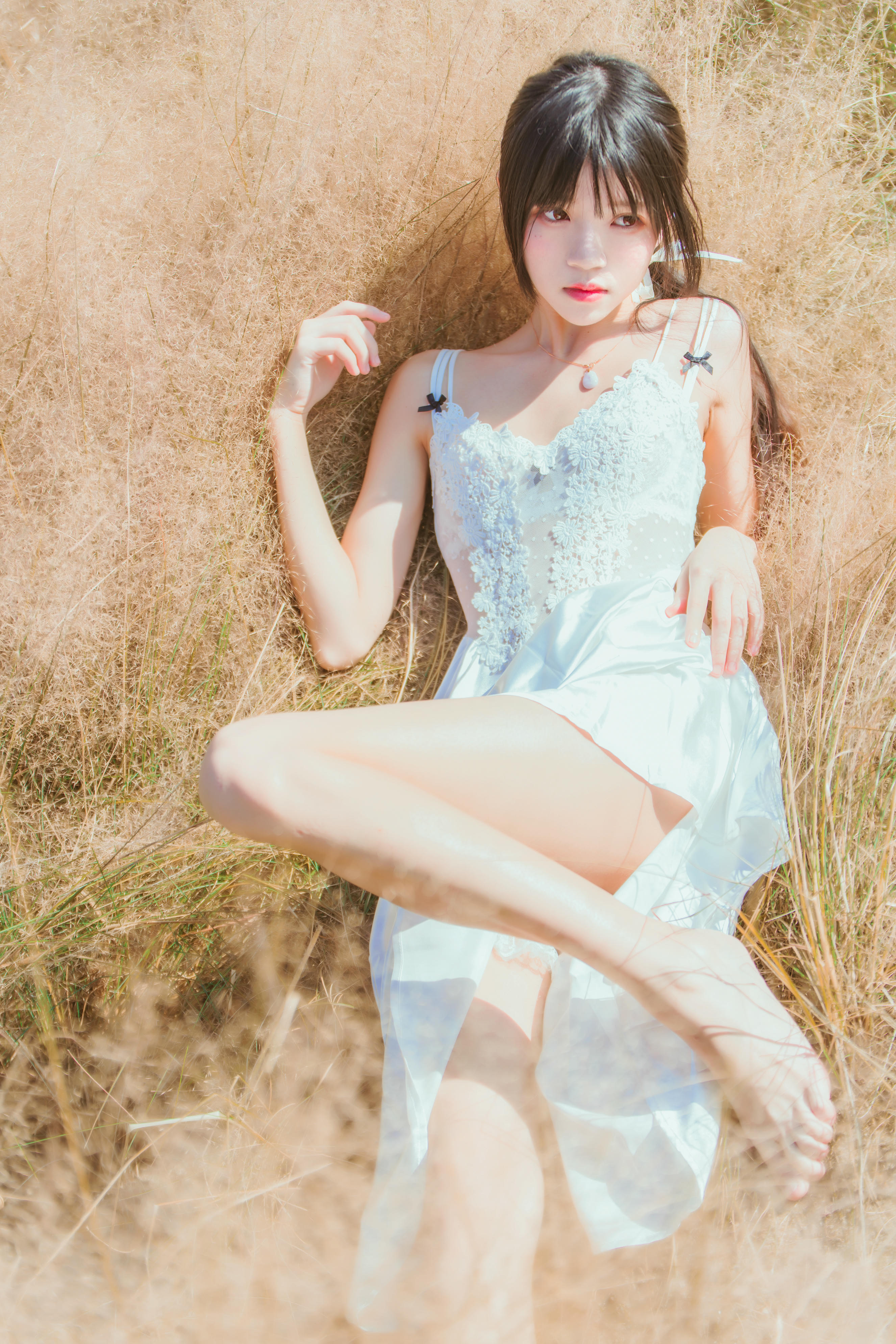 桜桃喵 NO.076 原野上的浪漫 [51P-1.0GB]_第1集