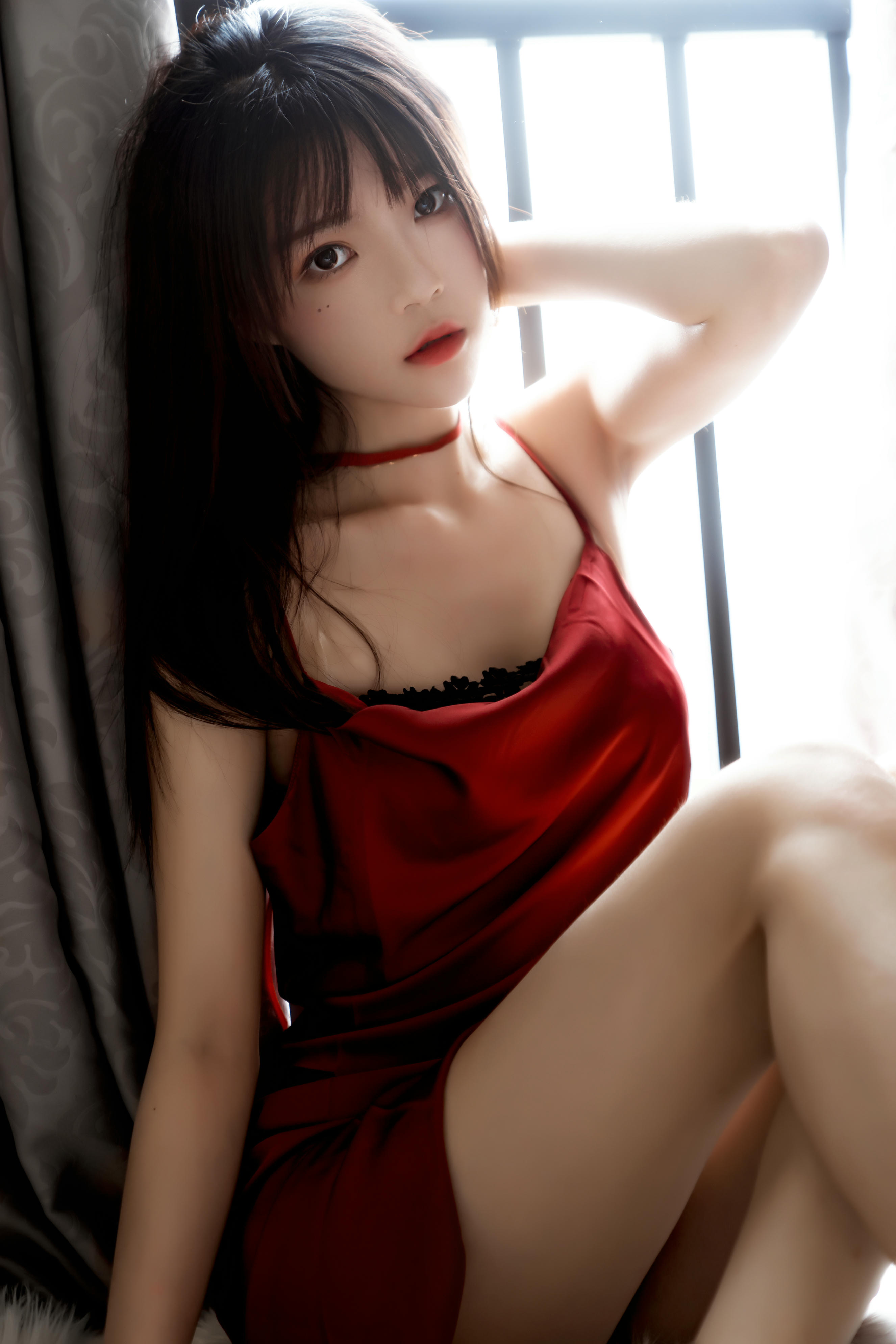 桜桃喵 NO.077 千丝万缕的红01 [35P-578MB]_第1集