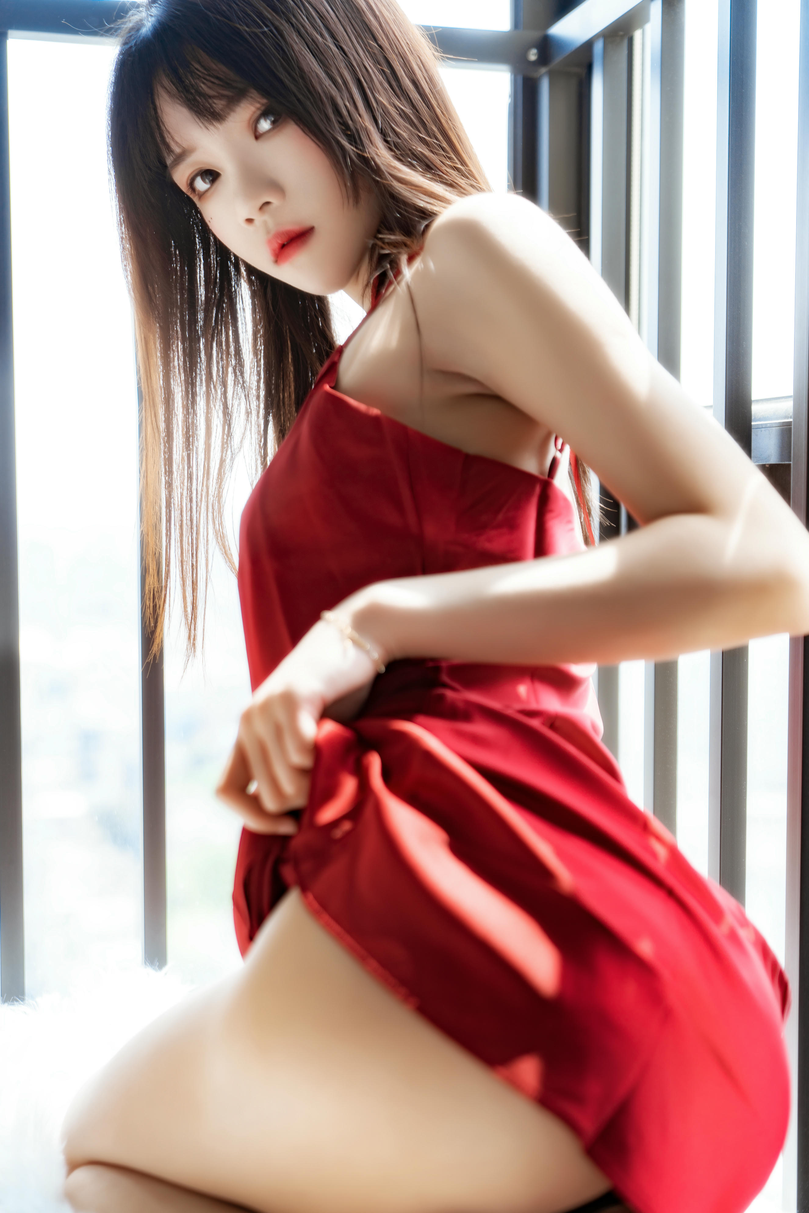 桜桃喵 NO.078 千丝万缕的红02 [34P-557MB]_第1集