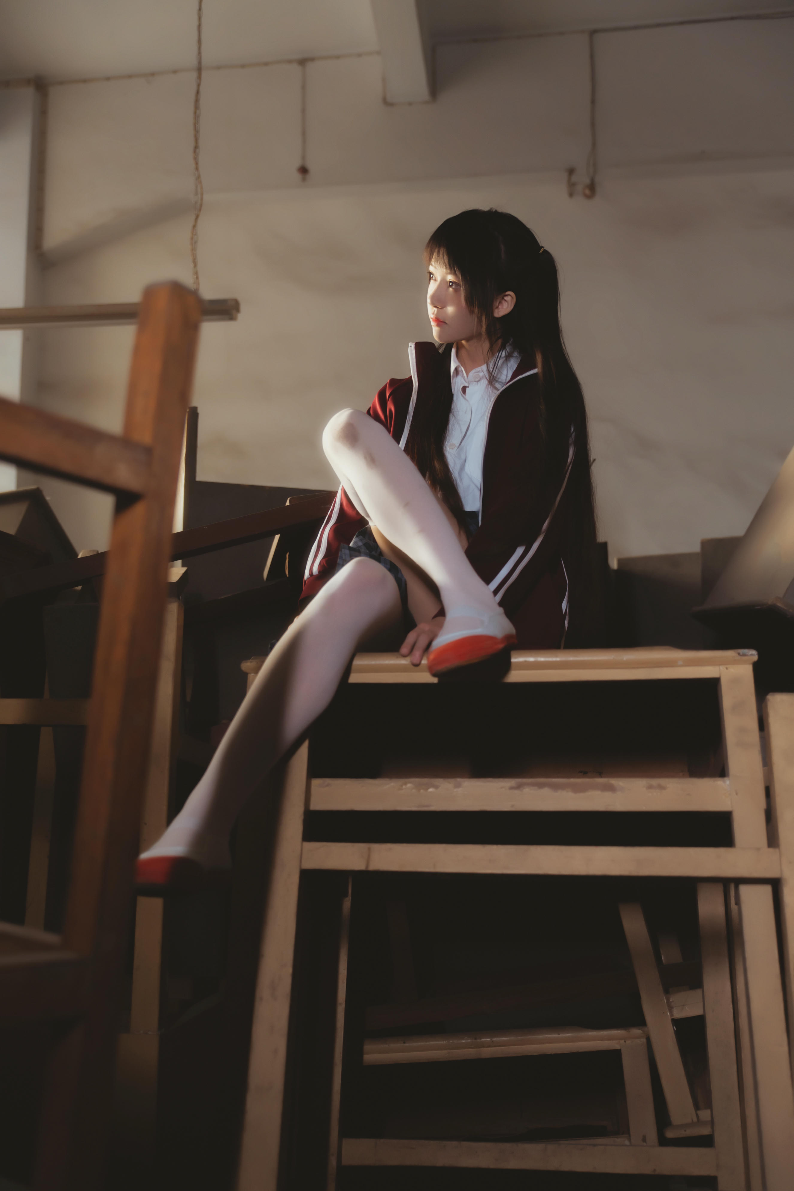 桜桃喵 NO.081 未熟3 废弃教室 [38P-718MB]_第1集